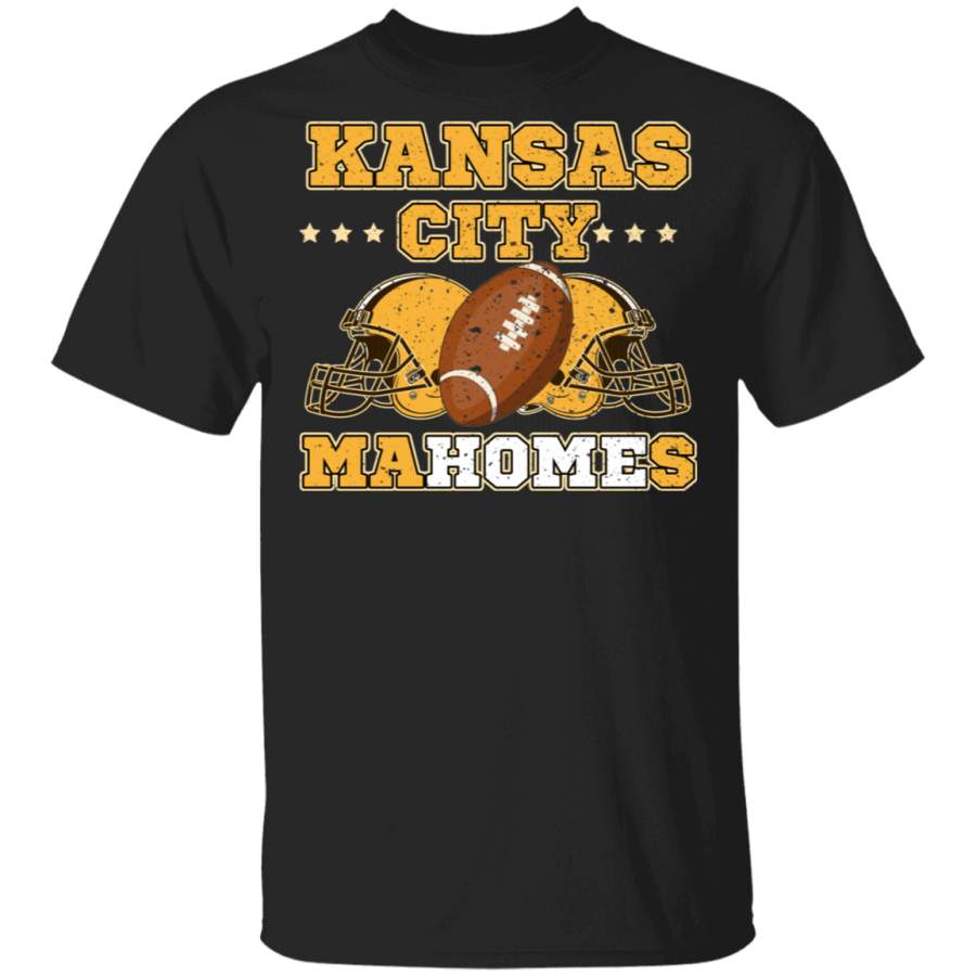 Kansas City Mahomes Cityscape American Chiefs Football Lover Gifts T-Shirt