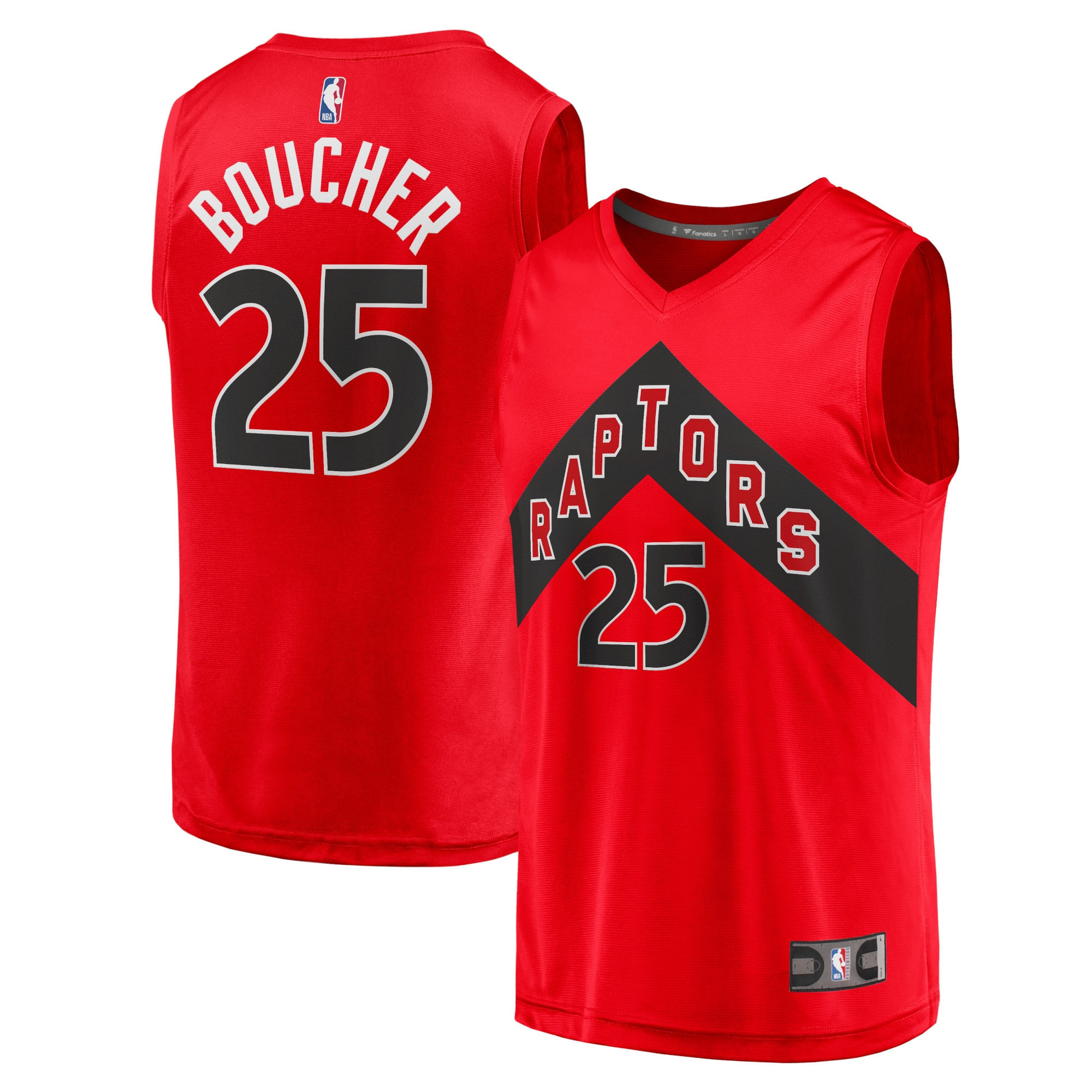 Chris Boucher Toronto Raptors Fanatics Branded 2021/22 Fast Break Replica Jersey – Icon Edition – Red NBA