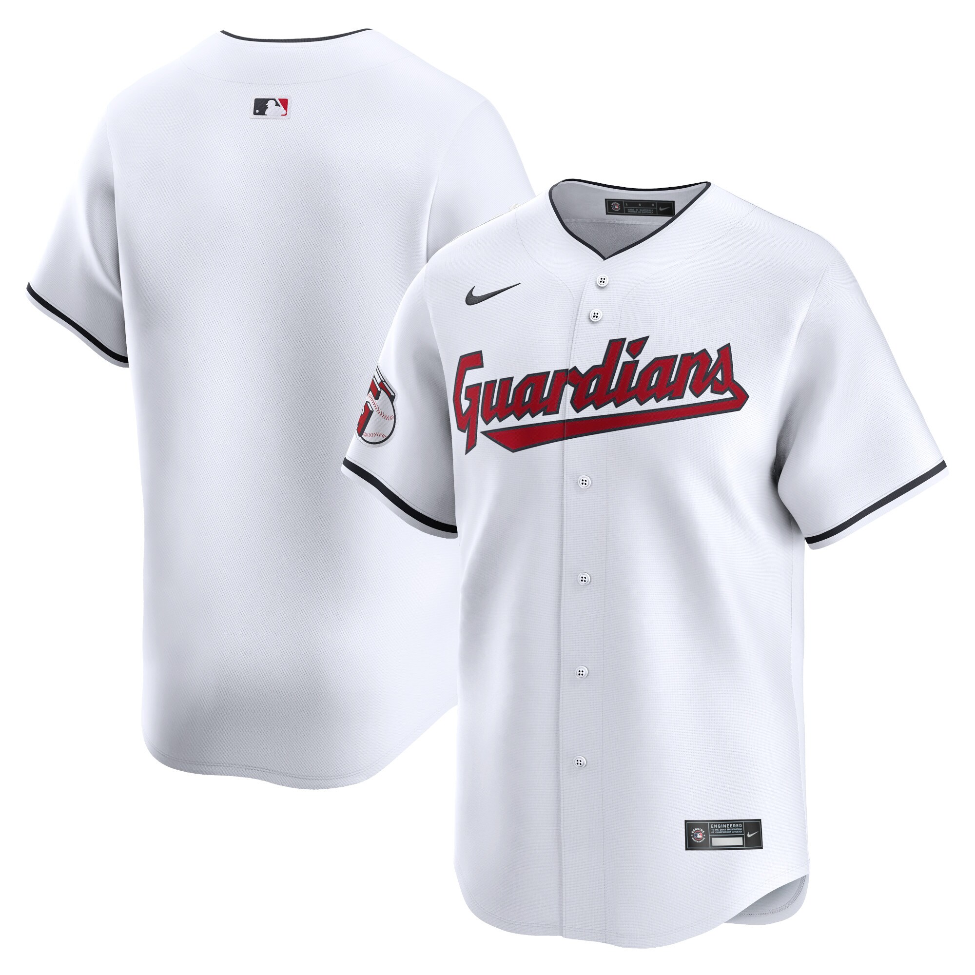 Tanner Bibee Cleveland Guardians Home Limited Player Jersey – White