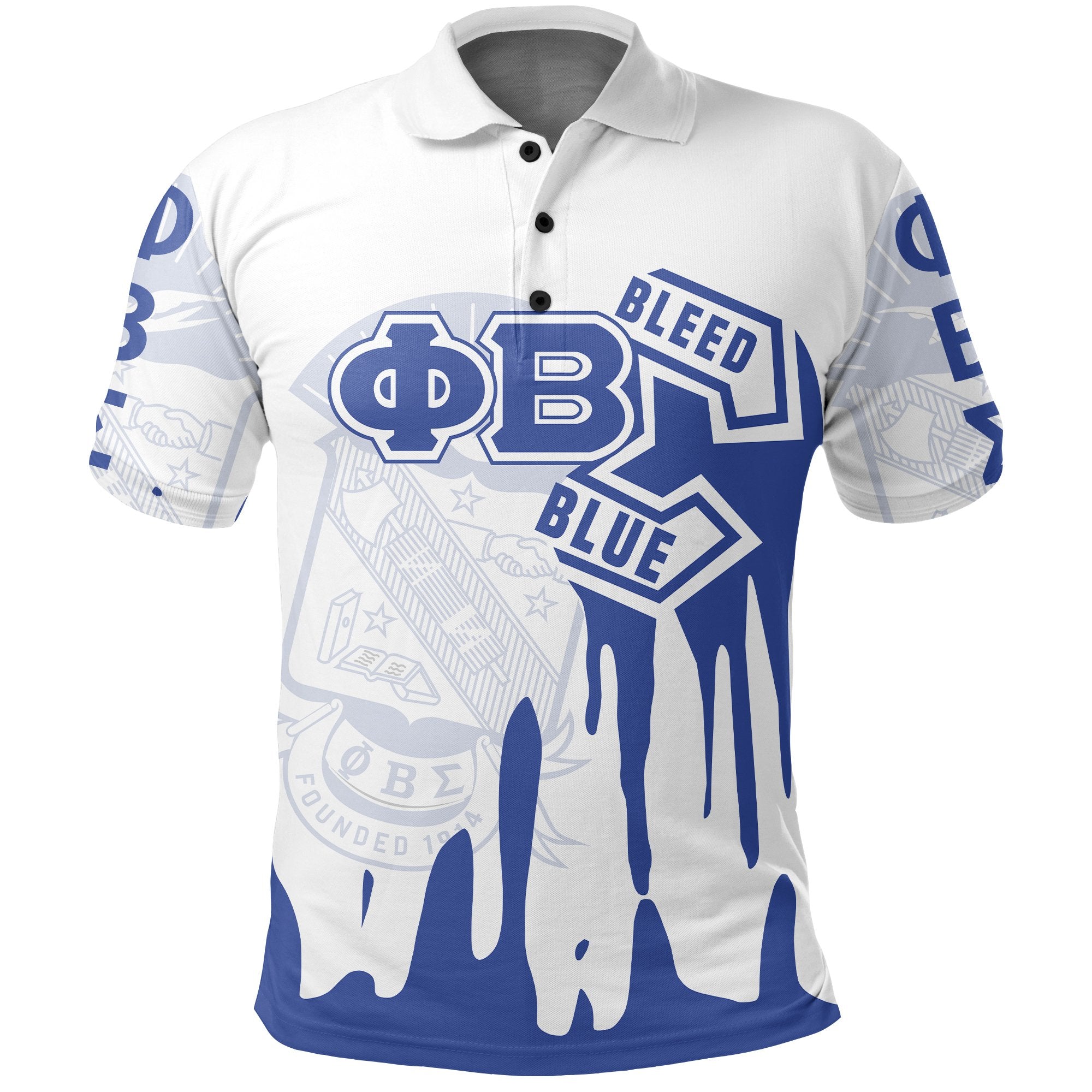 Phi Beta Sigma Polo Shirt Simple Style Lt16