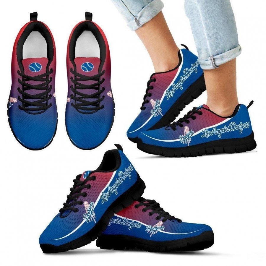 Colorful Los Angeles Dodgers Passion Sneakers #255