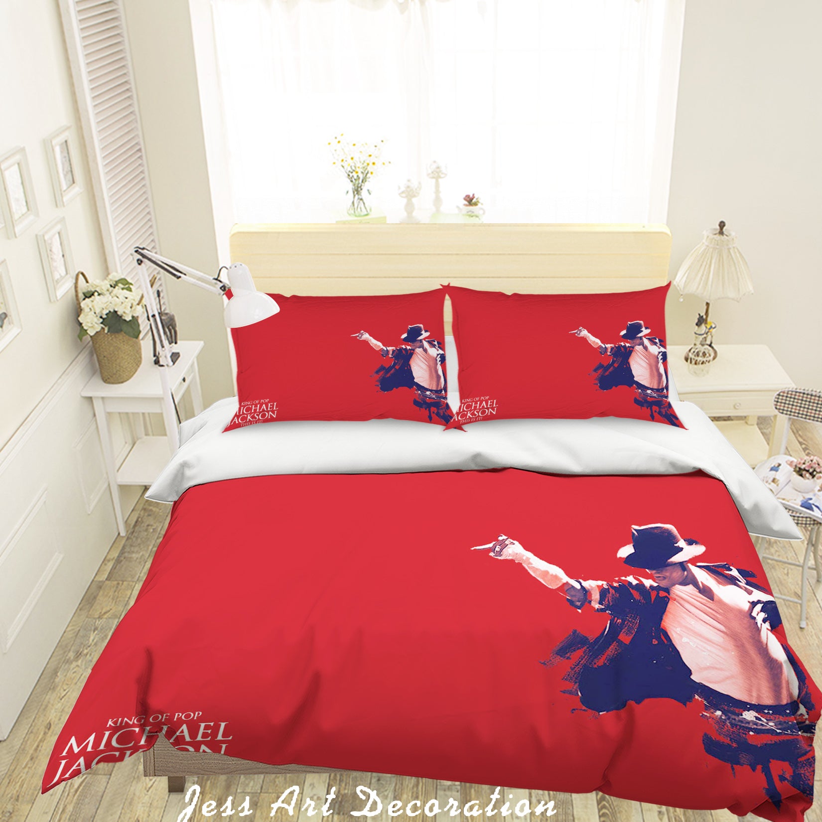 3D Michael Jackson Quilt Cover Set Bedding Set Pillowcases 63