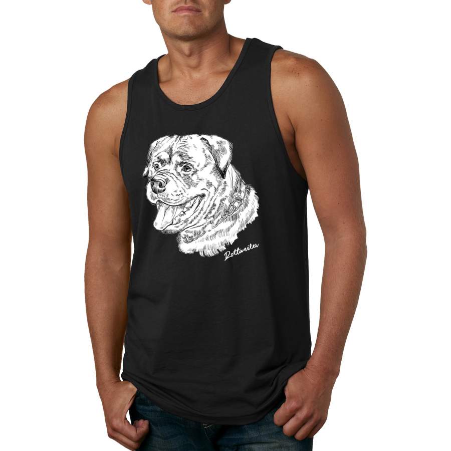 Rottweiler Dog Lover Pet Owner Animal Lover Graphic Tank Top