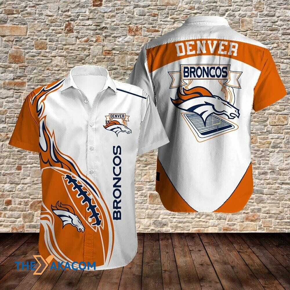 Denver Broncos Pigskin For Fan Gift Short Sleeve Hawaii Shirt Ha31185