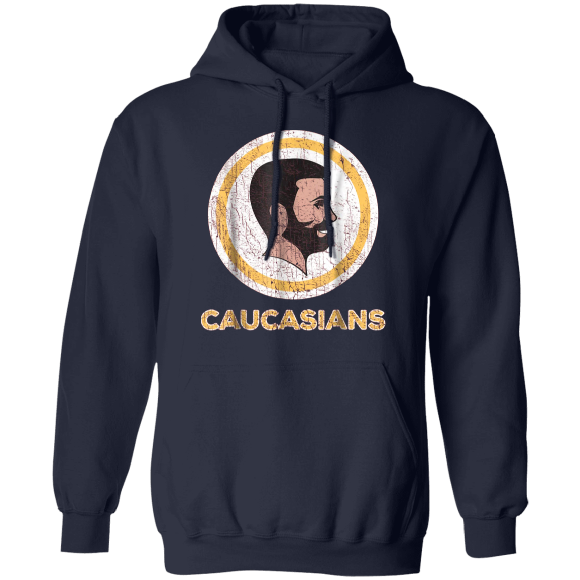 Caucasians Hoodie Caucasian Pride Hoodie Vintage Funny