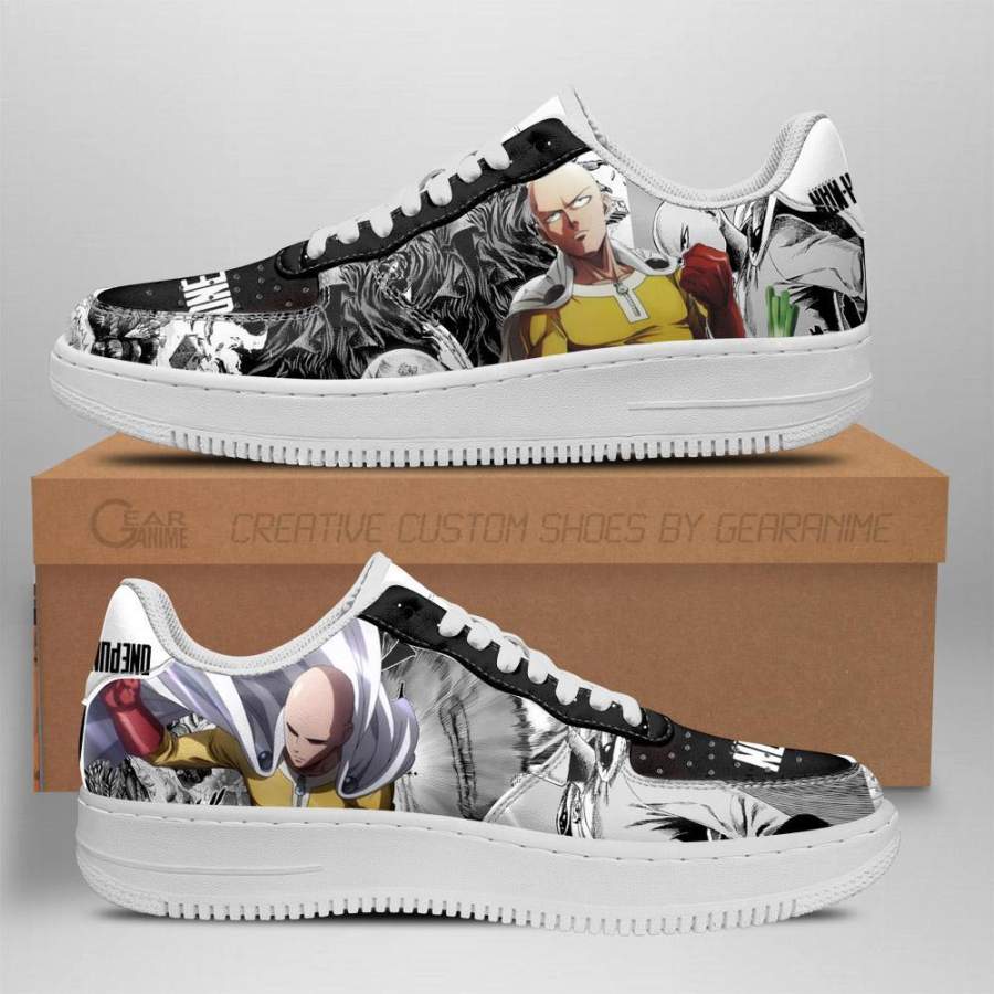 One Punch Man Air Sneakers Manga Anime Shoes Fan Gift Idea TT04