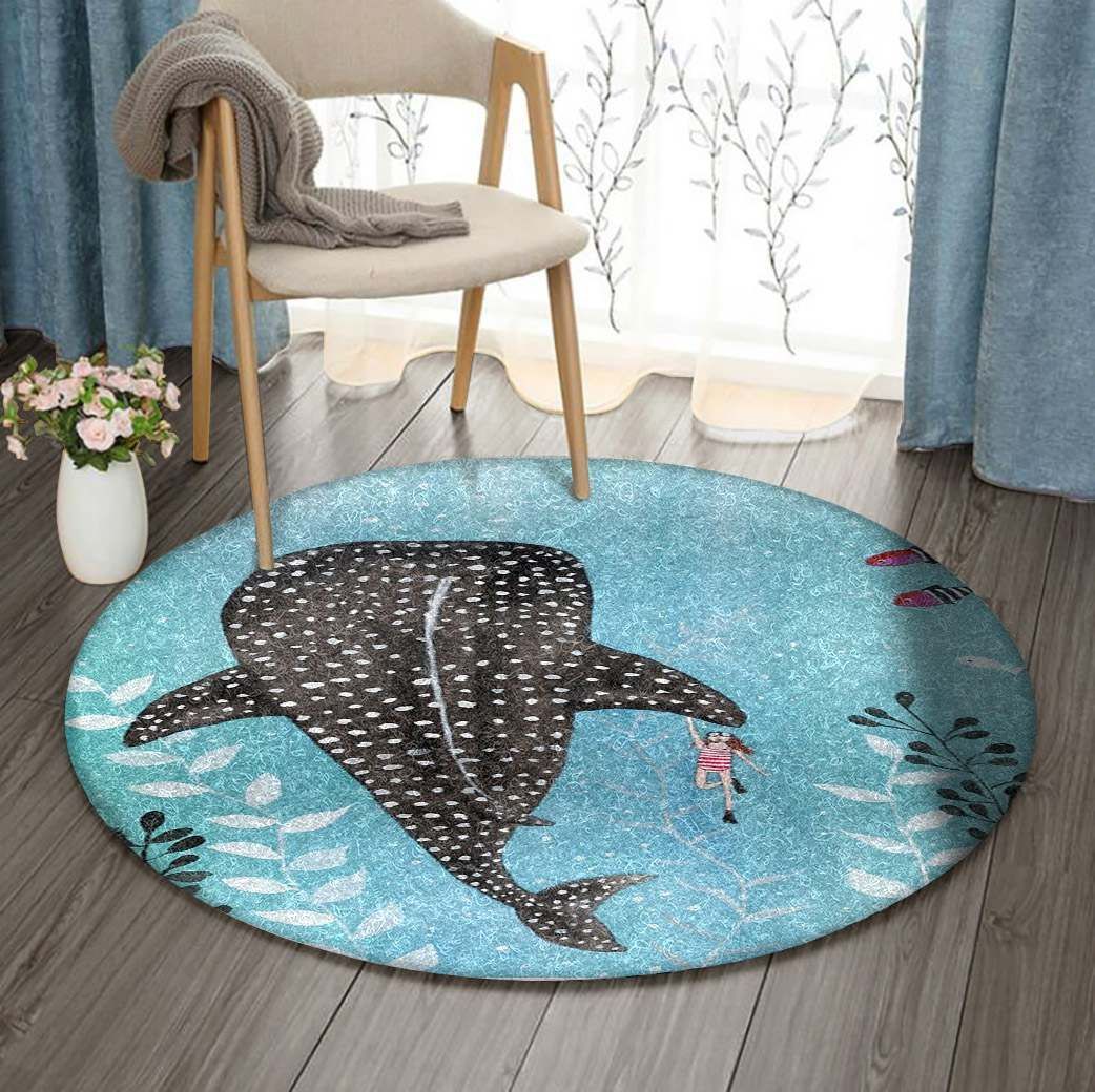 Whale IE4724 Round Rug BEVR3007