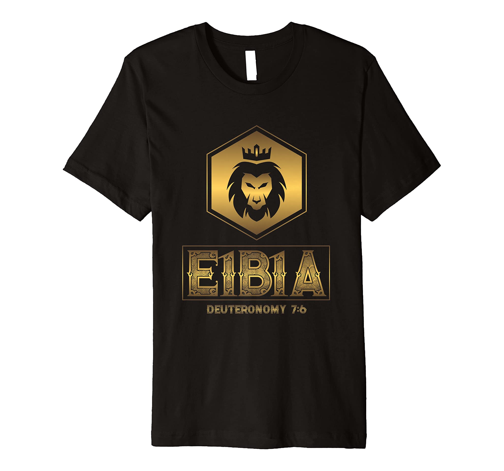 E1B1A Hebrew Israelite Clothing Men Women Lion Judah T Shirt