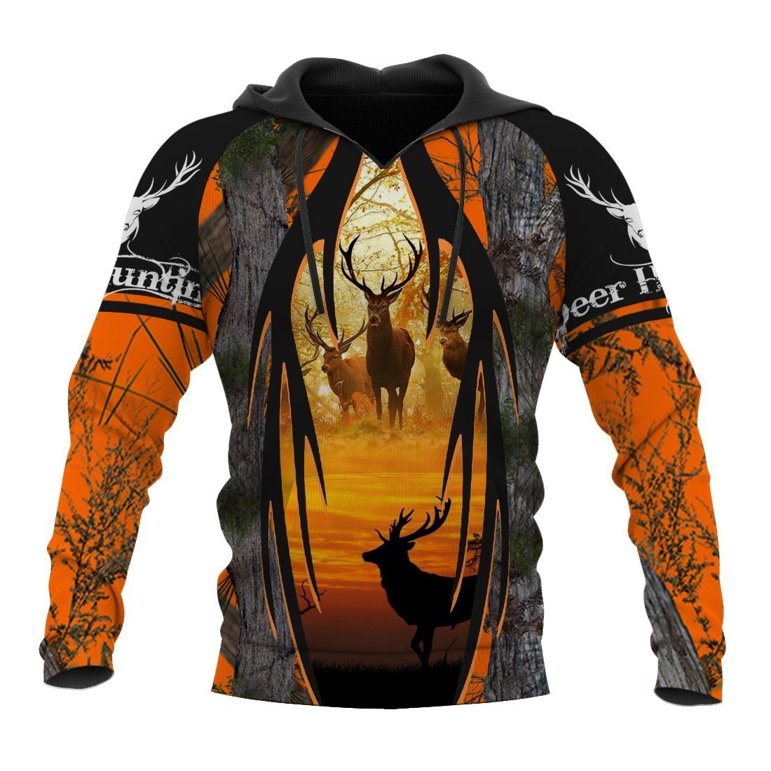 Orange Deer Hunt All Over Print Shirts For Men And Women