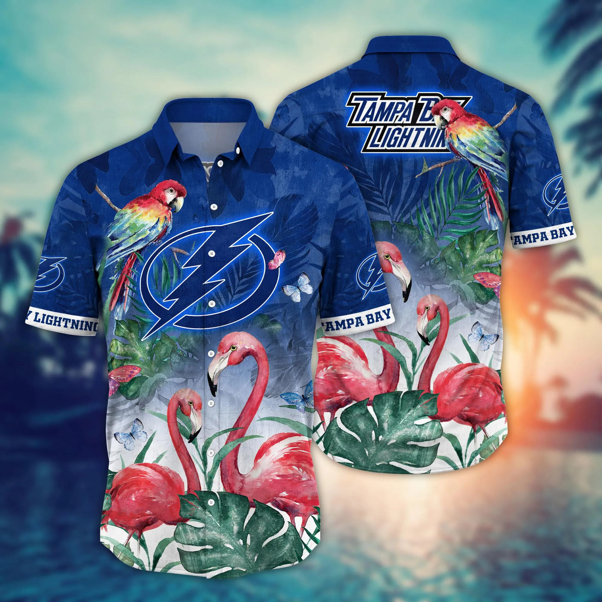 Tampa Bay Lightning Nhl Hawaiian Shirt Heat Aloha Shirt