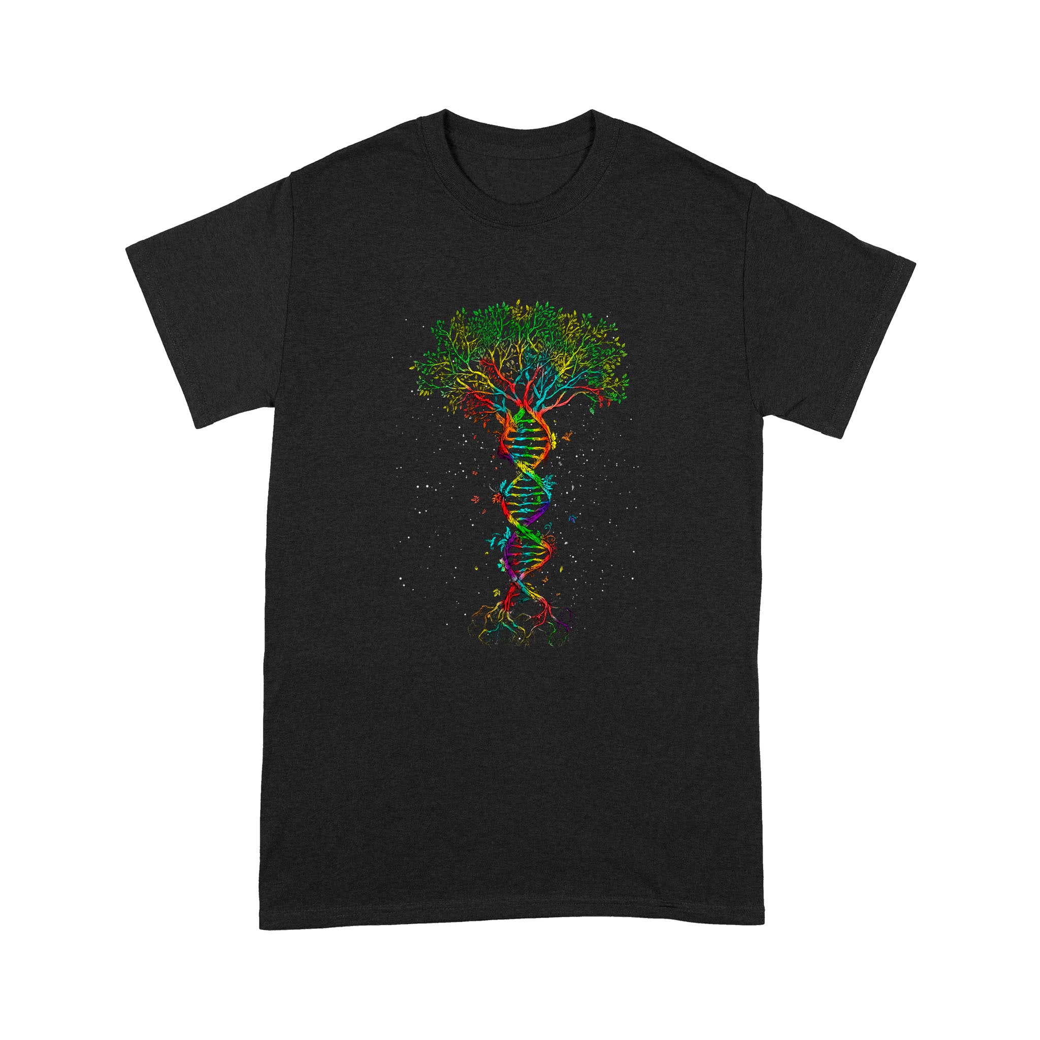 DNA Tree Rainbow Color – Premium T-shirt