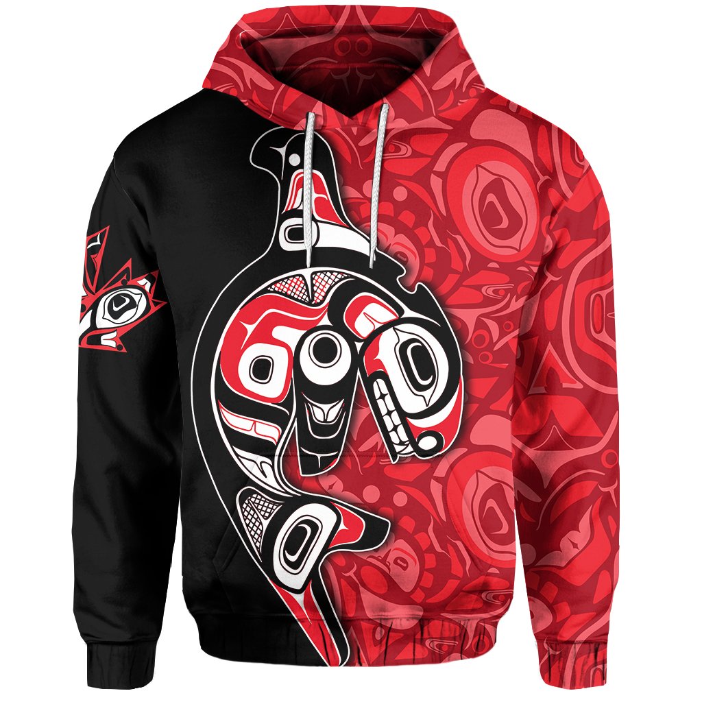 Canada Haida Hoodie – Haida Killer Whale TH4