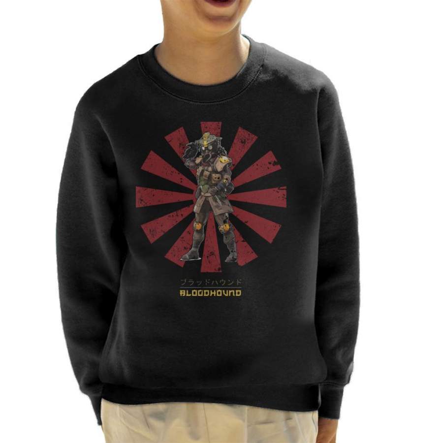 Apex Legends Bloodhound Retro Japanese Kid’s Sweatshirt
