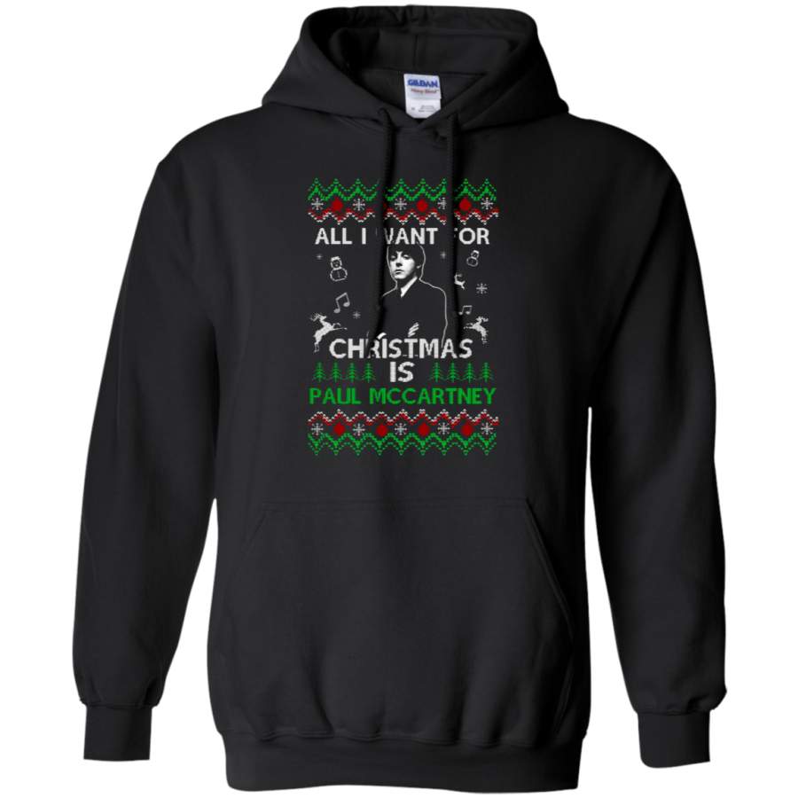 AGR All I Want For Christmas Is Paul McCartney Hoodie