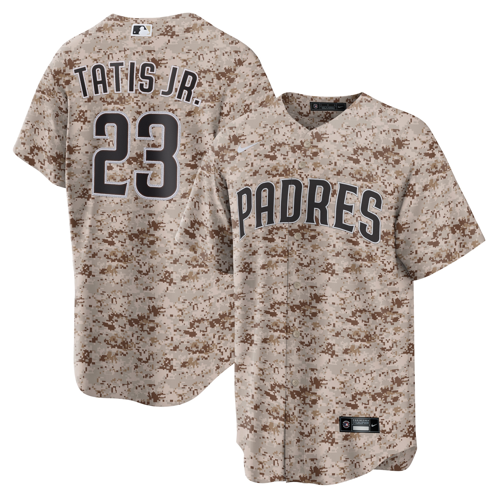 Fernando Tatis Jr. San Diego Padres USMC Alternate Replica Player Jersey – Camo