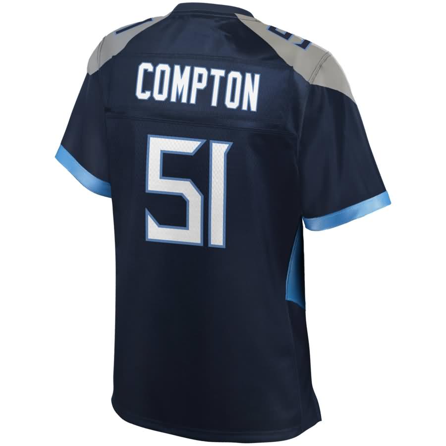 Will Compton Tennessee Titans NFL Pro Line Womens Jersey – Navy