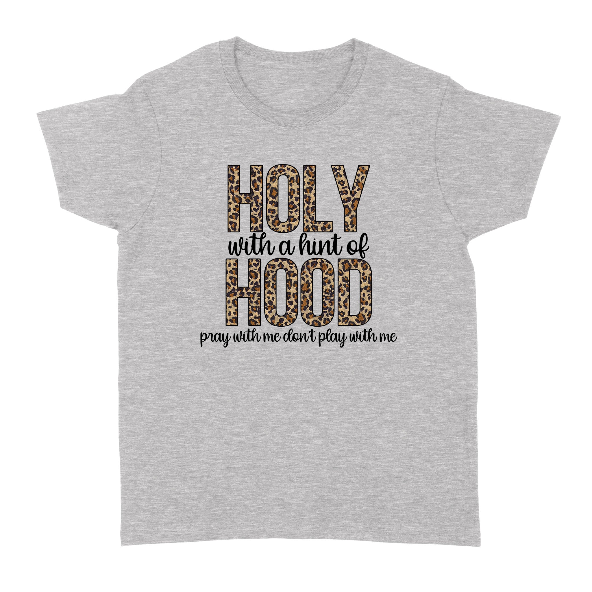 Dng Fashion ‘S Holy With A Hint Of Hood Cheetah Leopard Animal Print – Standard Women’S T-Shirt