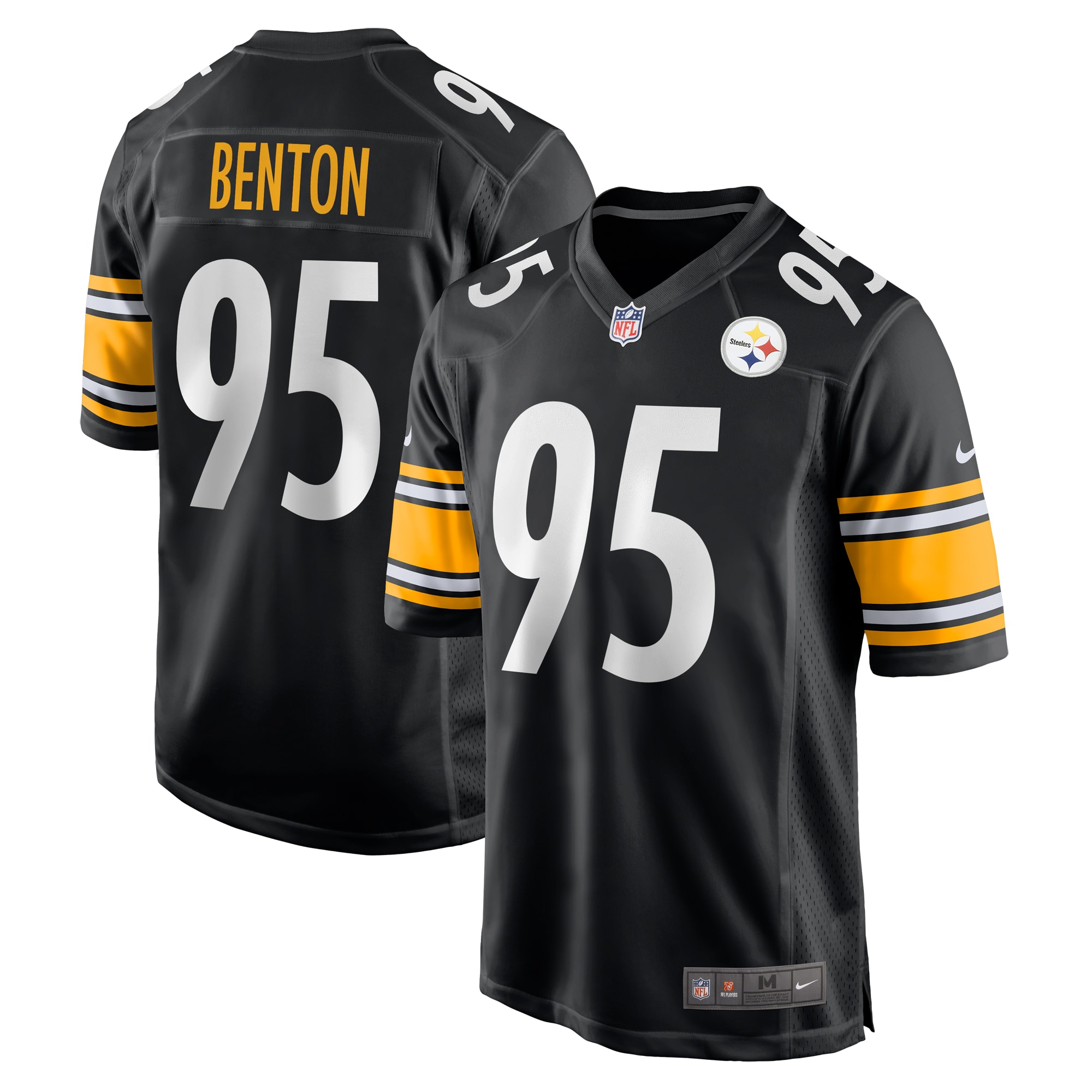 Keeanu Benton Pittsburgh Steelers Team Game Jersey – Black