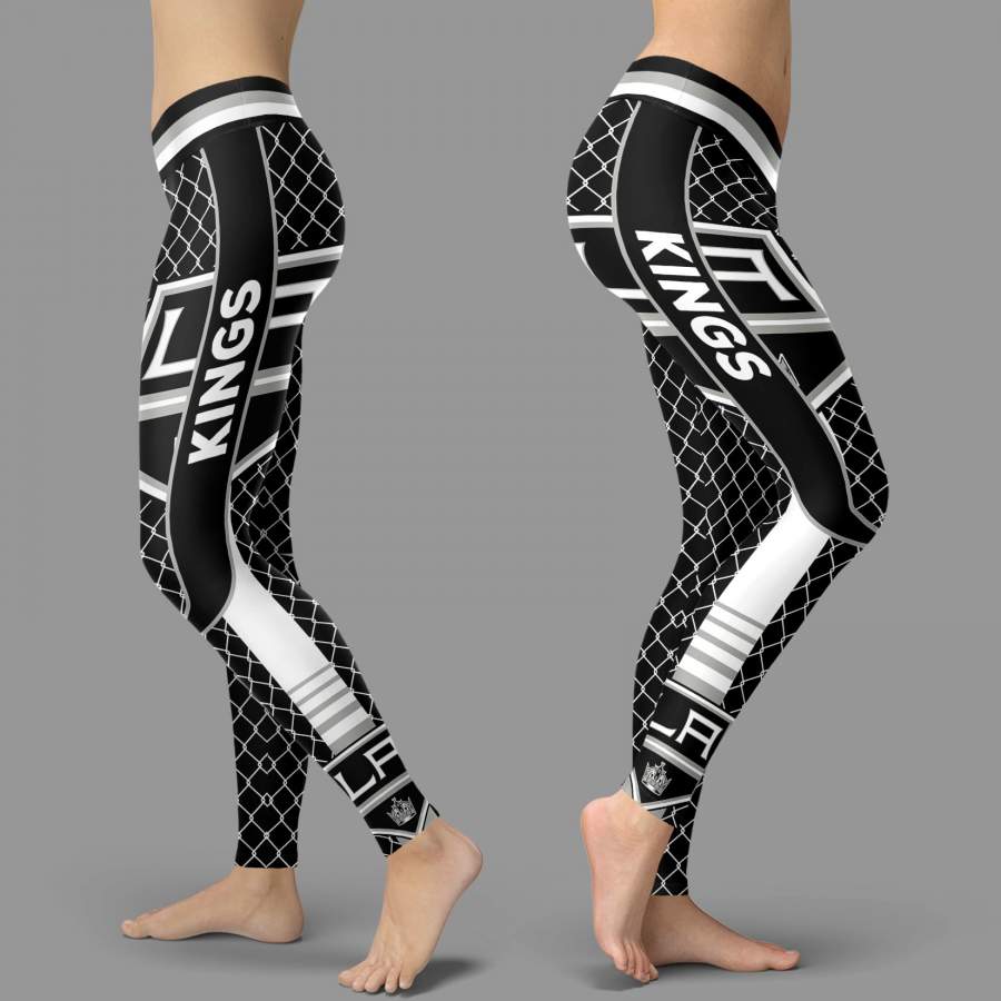 Single Small Line Circle Stylish Fashion Los Angeles Kings Leggings