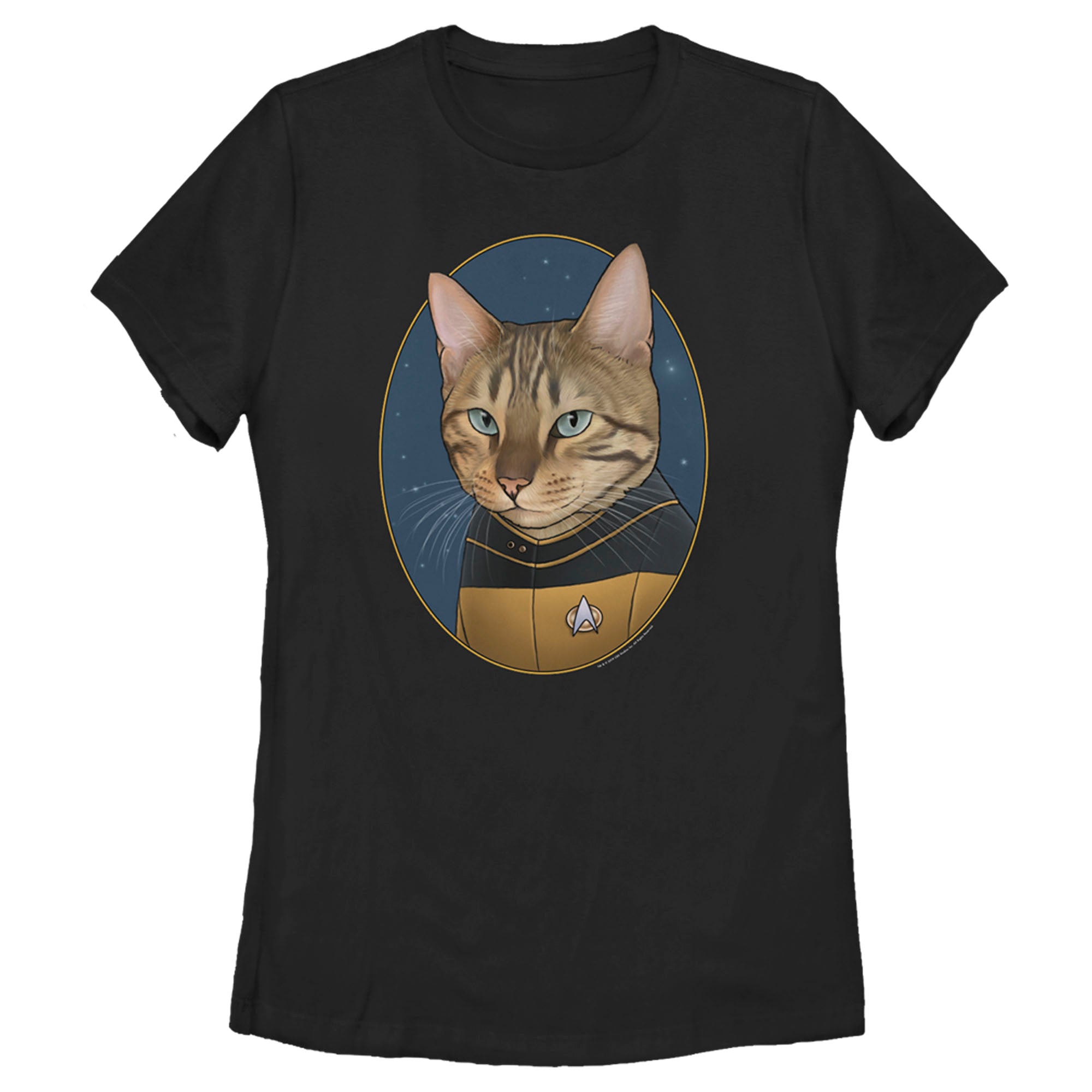 Women’S Star Trek: The Next Generation Lieutenant Natasha Yar Cat T-Shirt