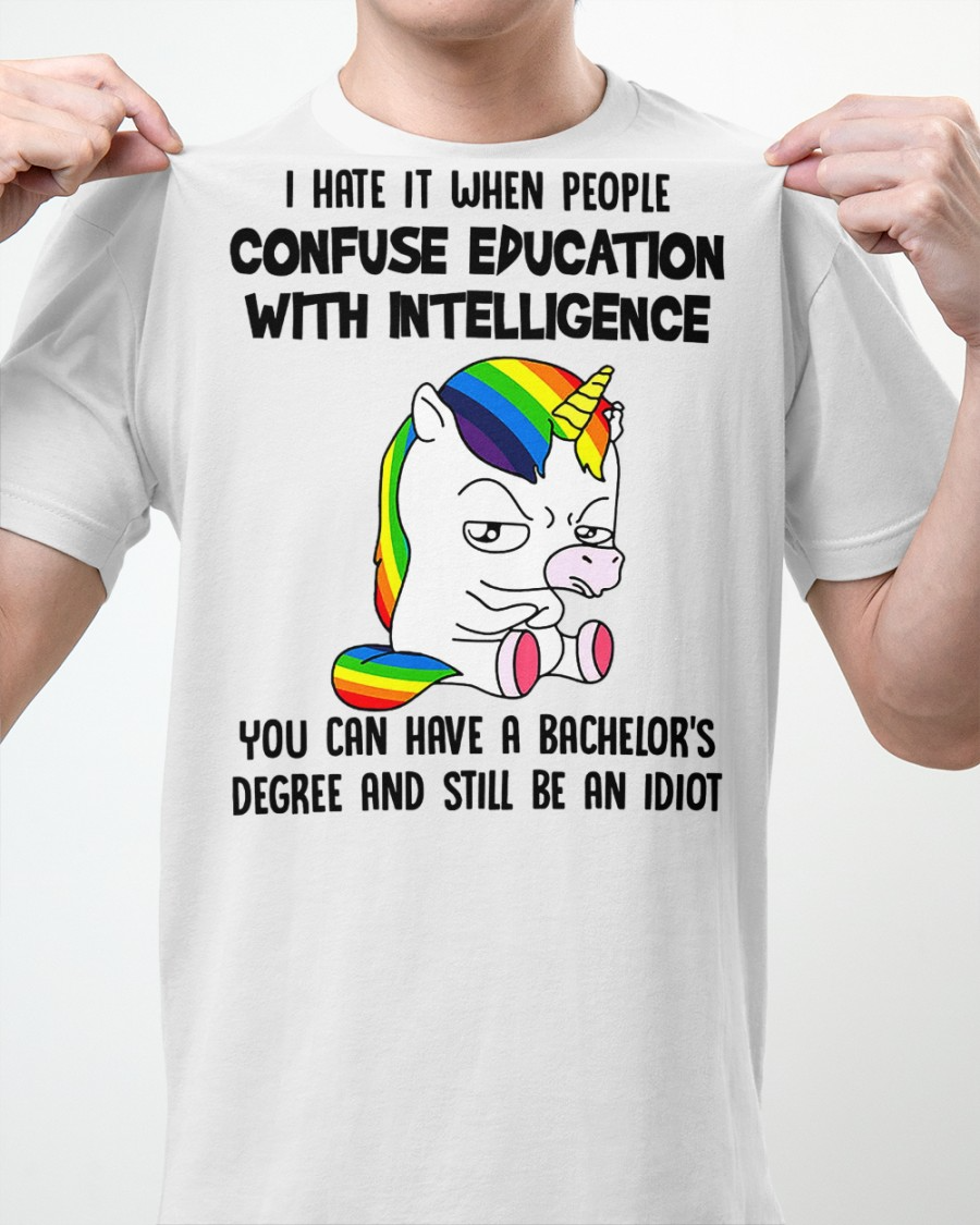 Ally T Shirt, Intelligence Unicorn T Shirt, Support Lgbt Shirt, Gift For Pride Month