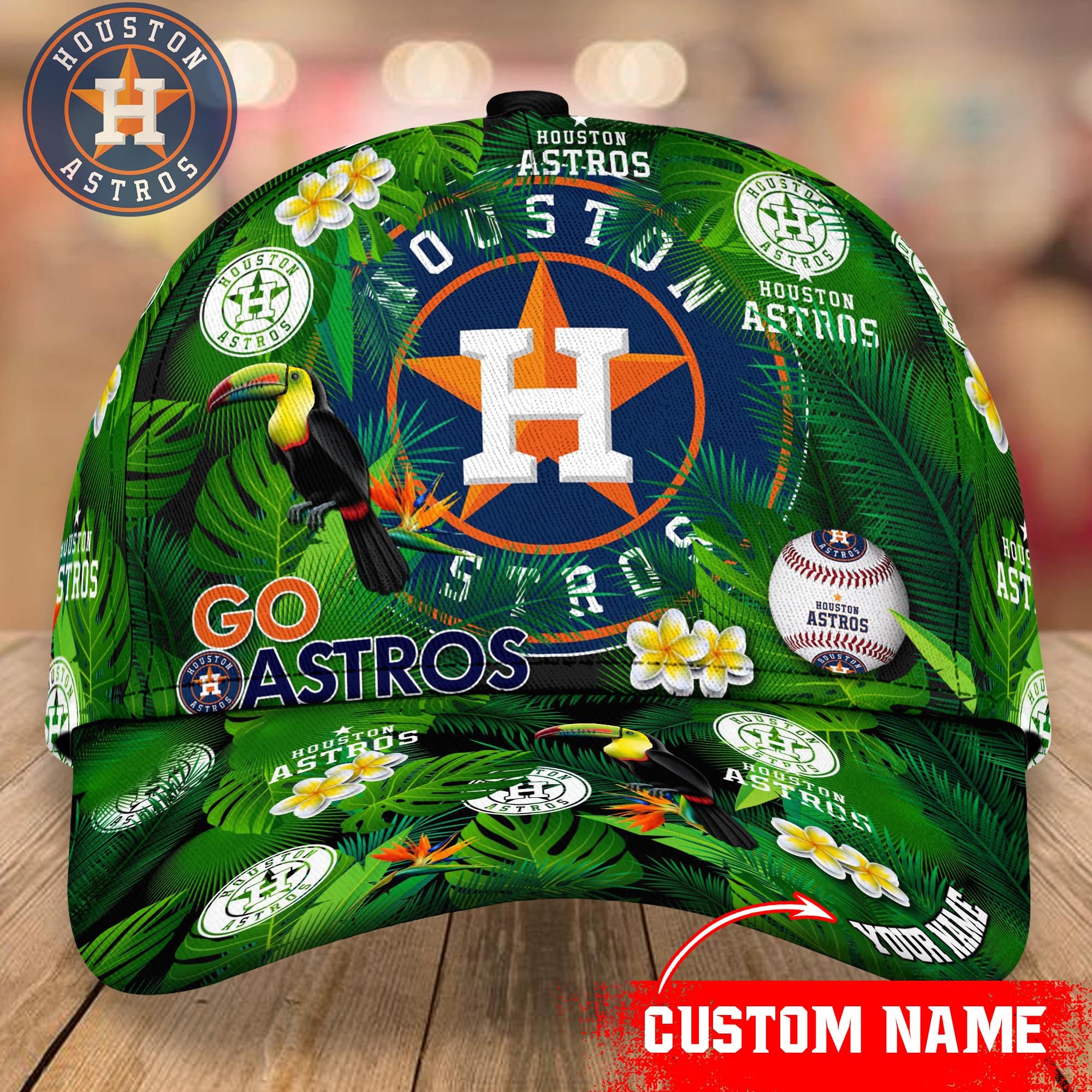 Houston Astros Custom Name Classic, Baseball Caps T-38596