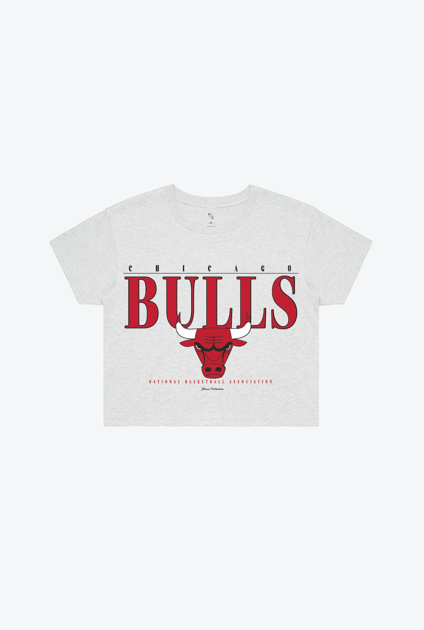 Chicago Bulls Signature Cropped T-Shirt – Ash