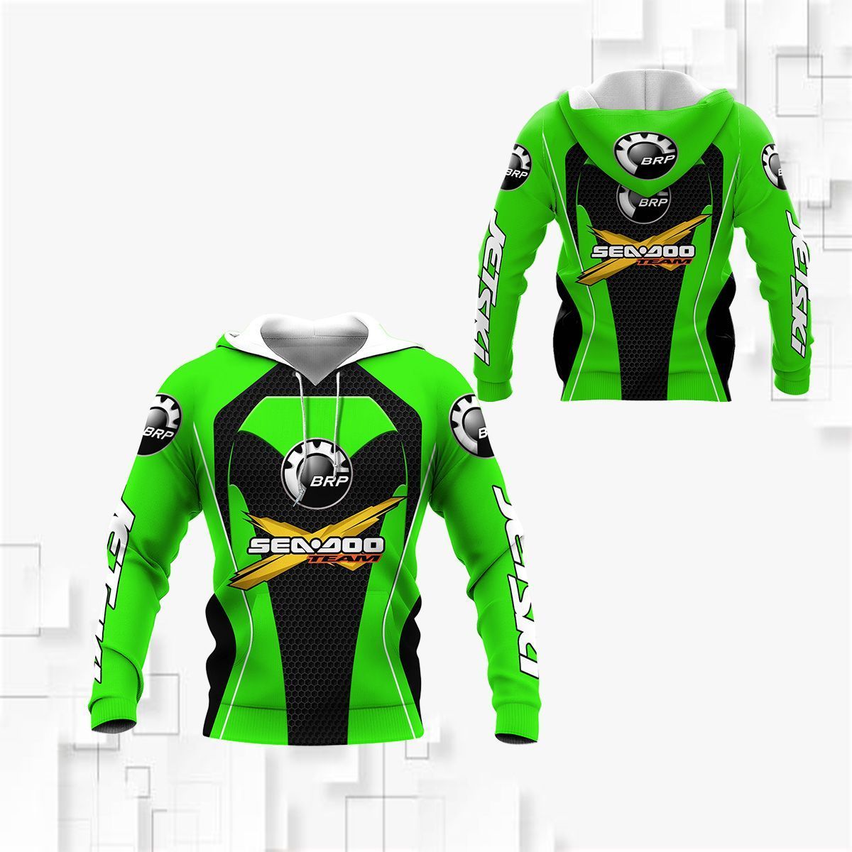 3D All Over Printed Jet Ski AN-HT Shirts Ver 1 (Green)