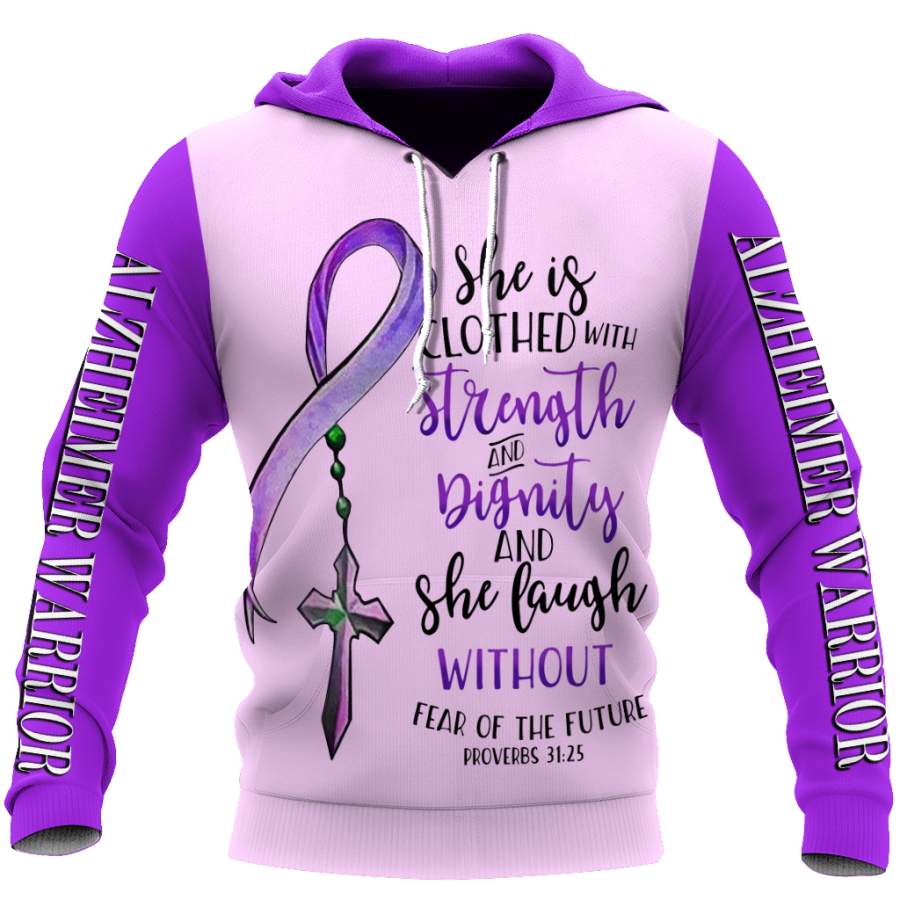 Alzheimer awareness Bible Verse 3D All Over Printed Shirts For Men and Women HHT04082002