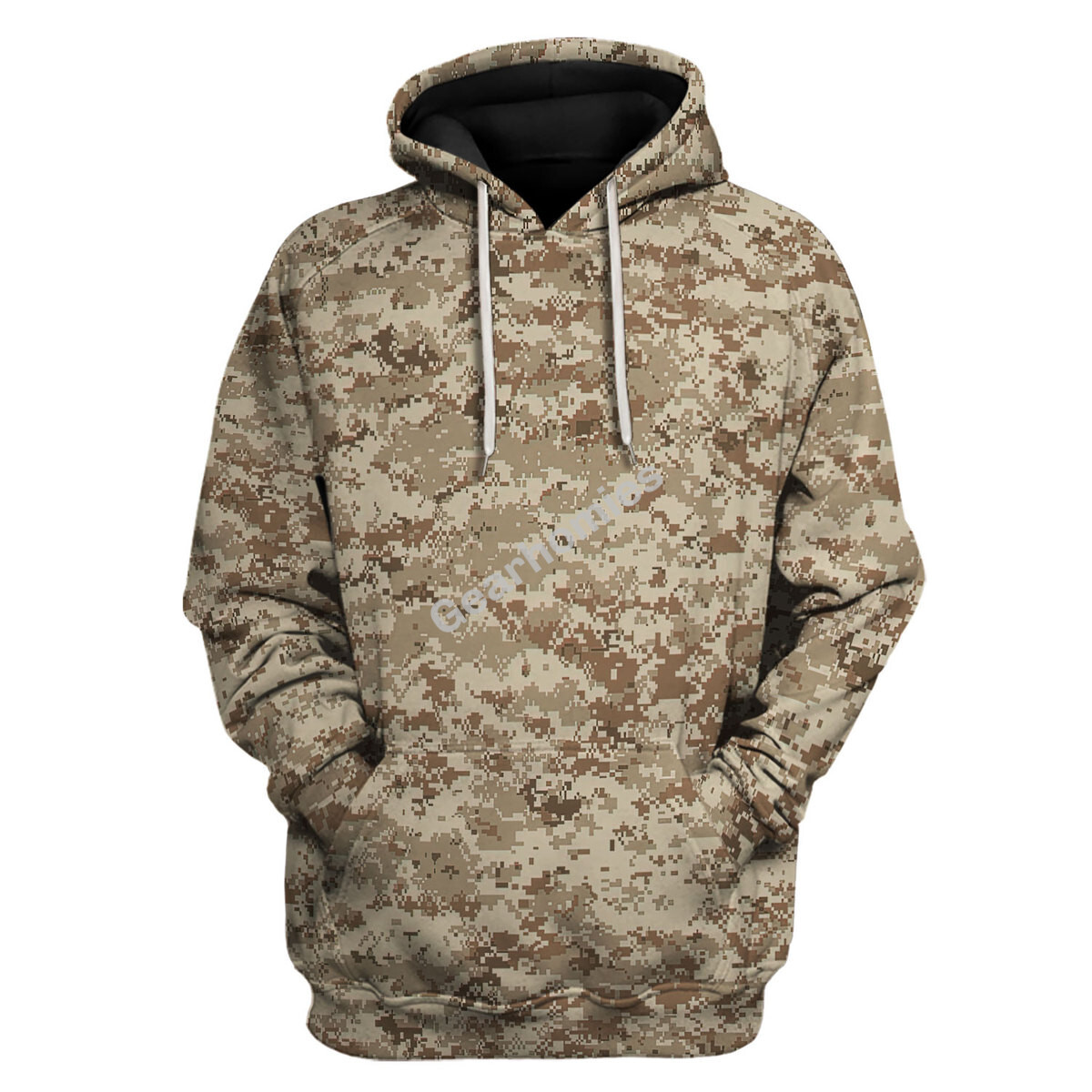 American Navy Working Uniform (Nwu) Type Ii Camo Hoodie