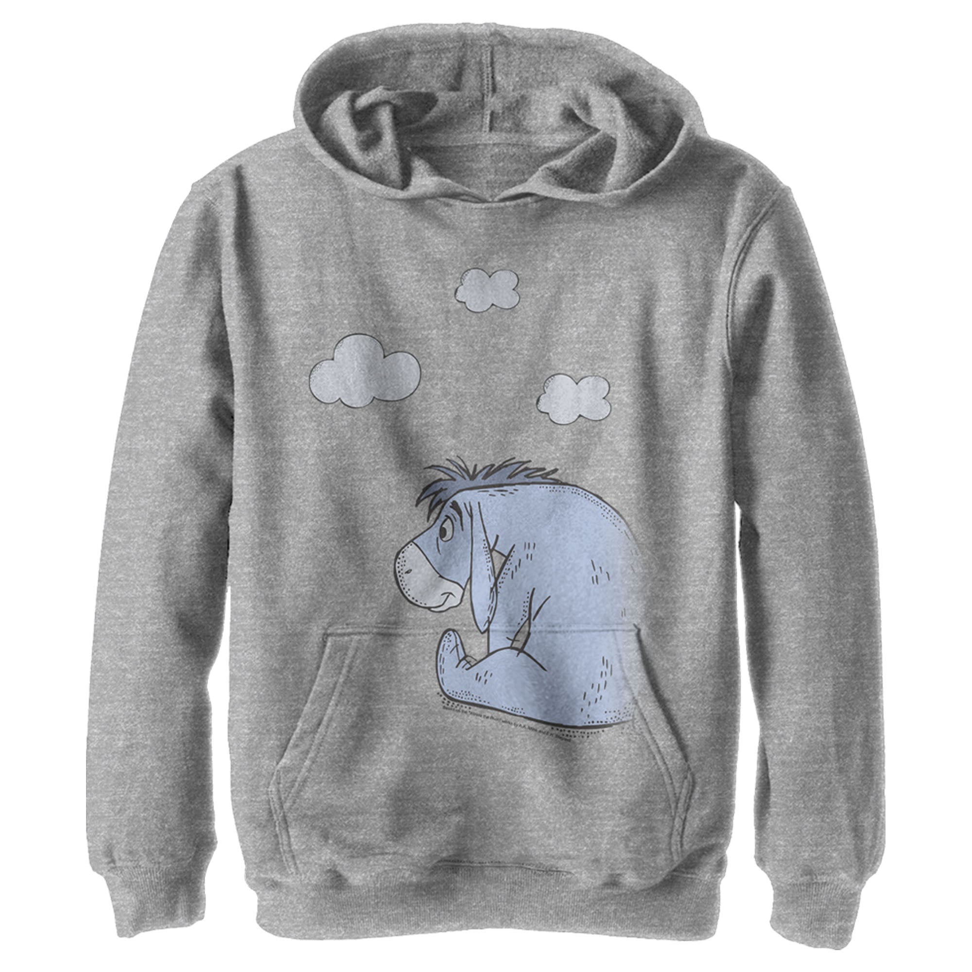 Boy’S Winnie The Pooh Eeyore Sitting Looking At Clouds Pull Over Hoodie