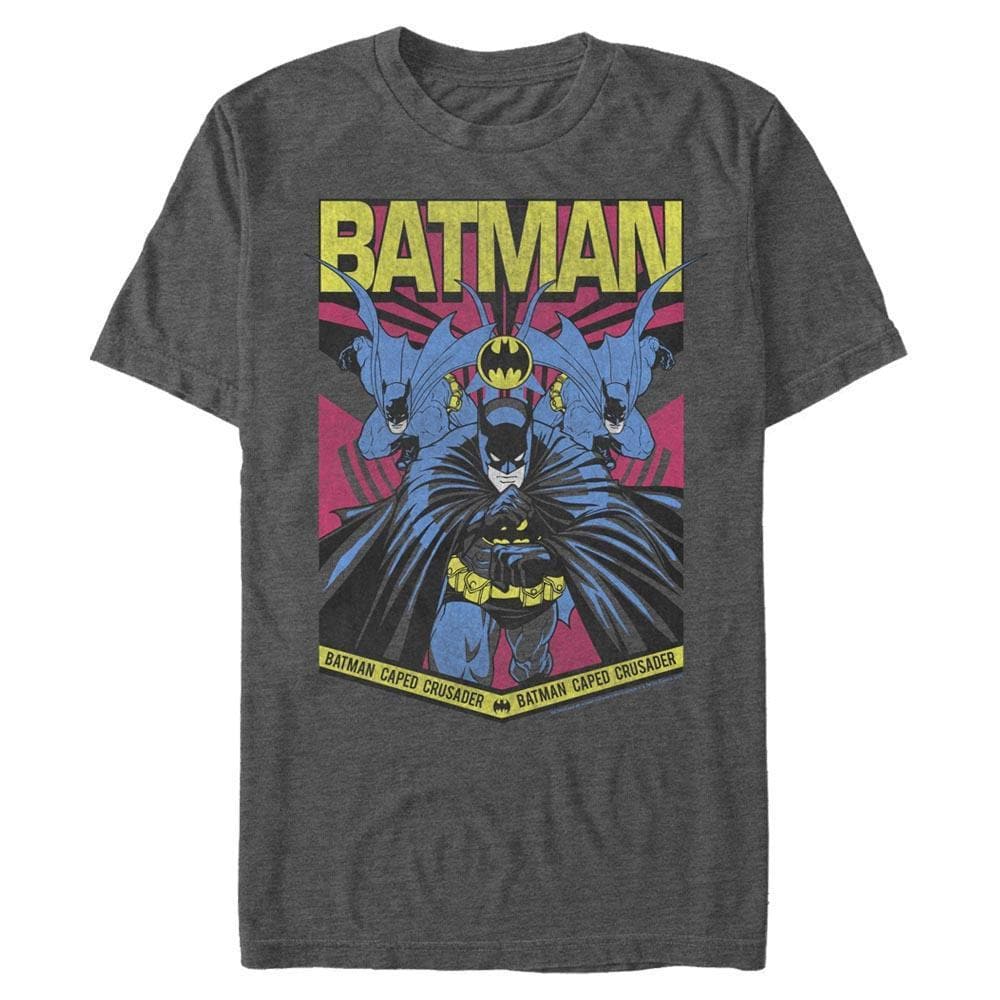 Triple Threat – Dc Comics: Batman Charcoal Heather Tee