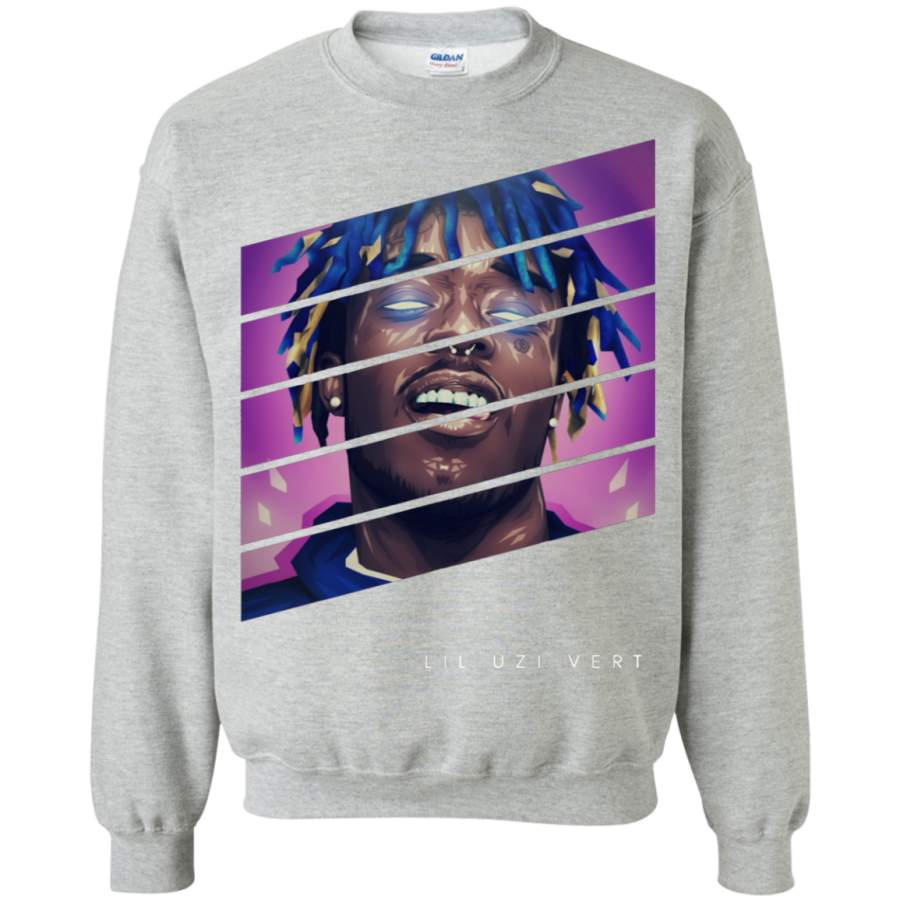 AGR Lil Uzi Vert Art By Erock Crewneck Pullover Sweatshirt