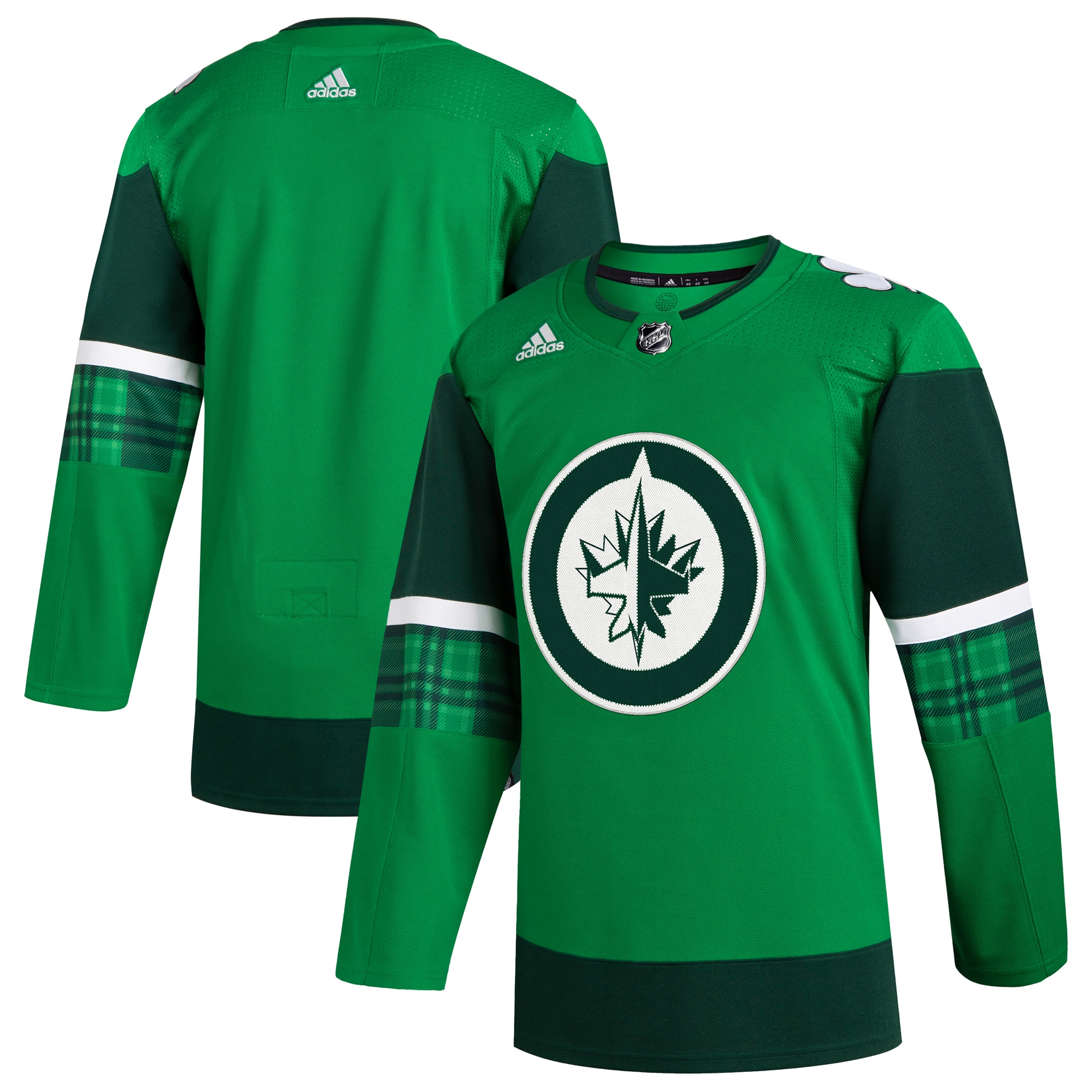 Winnipeg Jets 2023 St. Patrick's Day Primegreen Authentic Jersey – Kelly Green