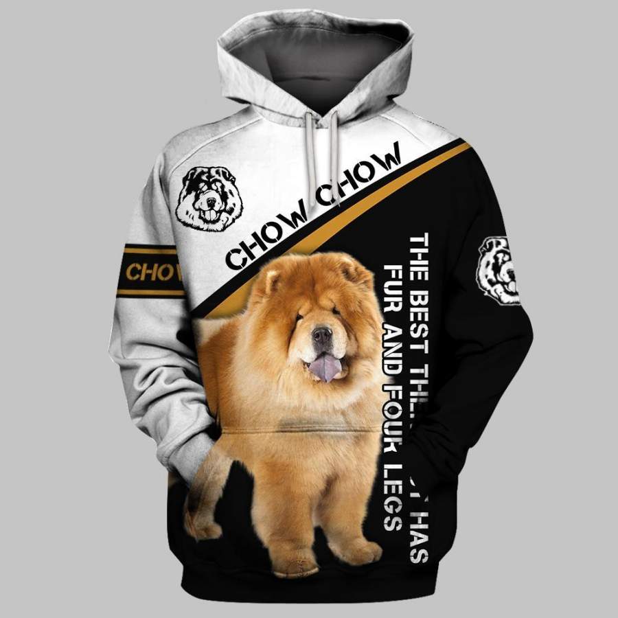Chow Chow Hoodie 3D Full Printing