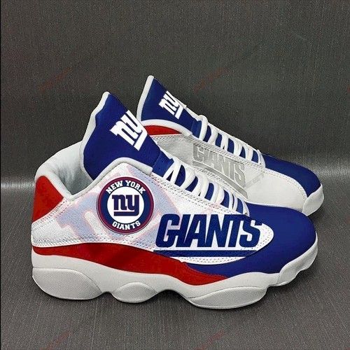 New York Giants Air Jordan 13 Sneakers Sport Shoes Plus Size JD13 Sneakers Personalized Shoes Design