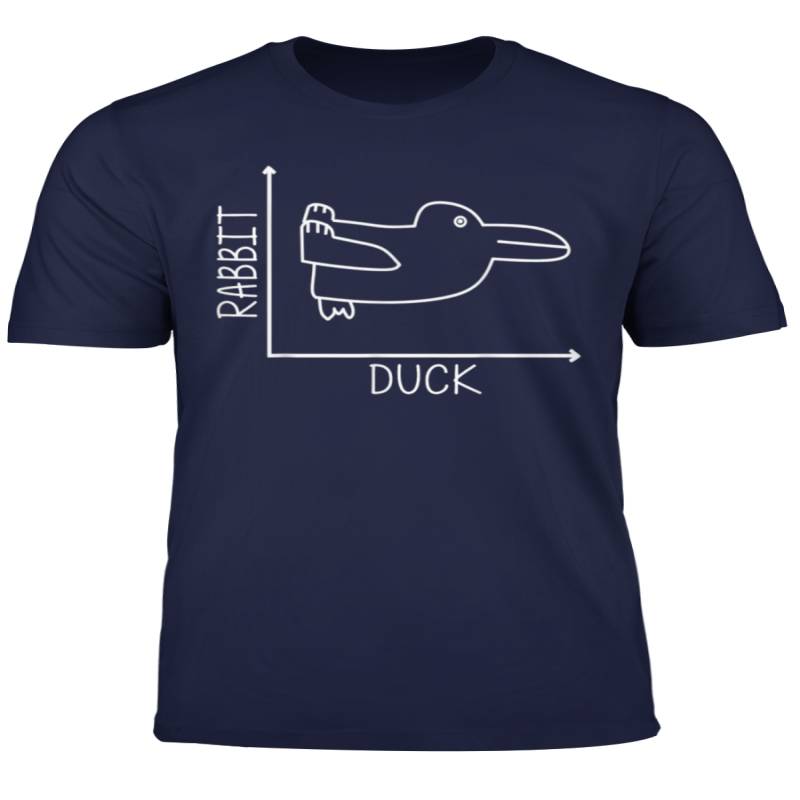 Duck Rabbit Hase Ente Graph Lesson Tshirt