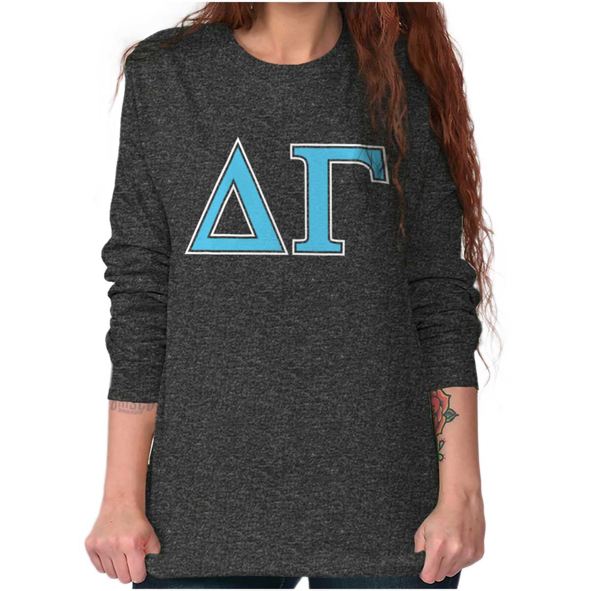 Greek Delta Gamma Long Sleeve Tee