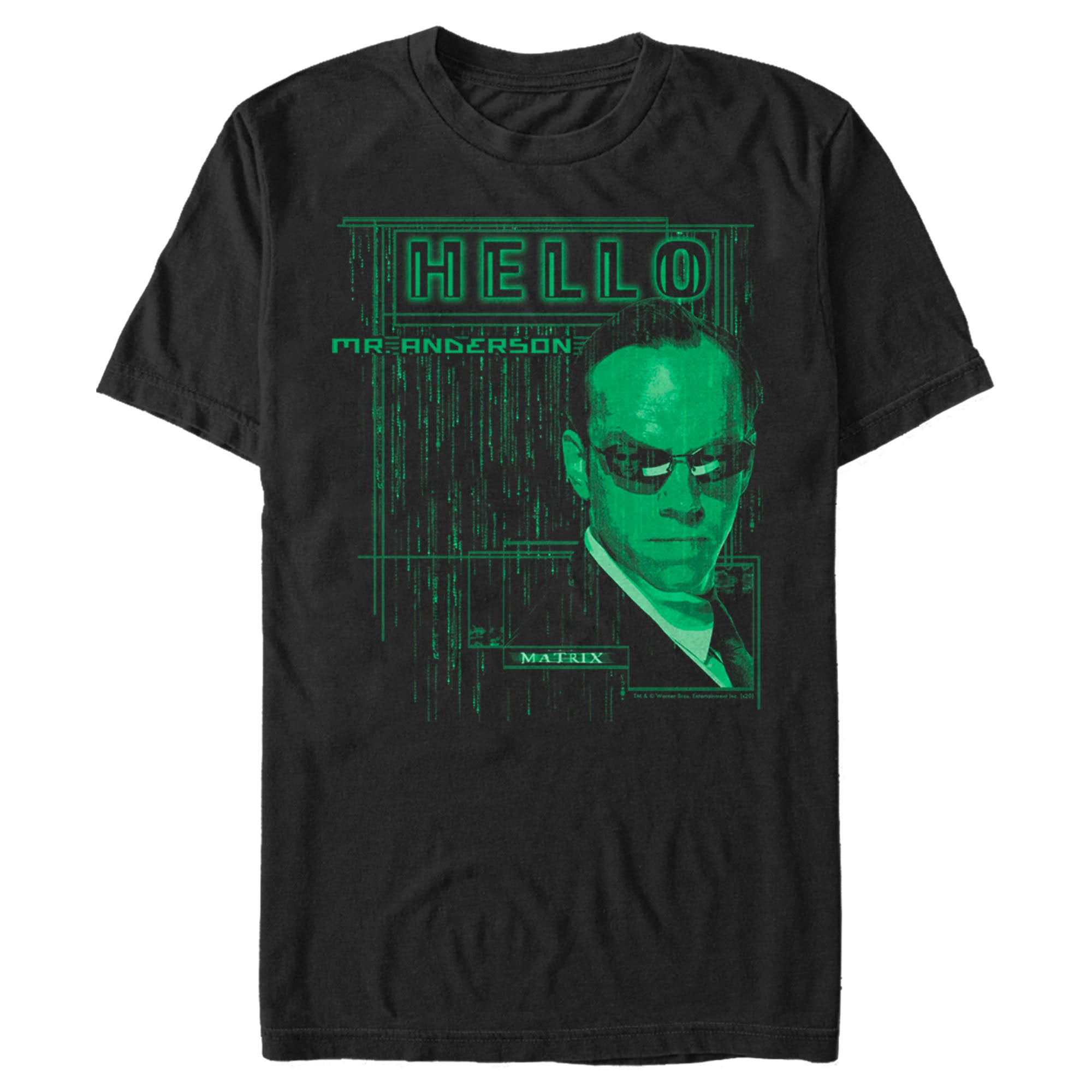 The Matrix Men’S Hello Mr. Anderson  T-Shirt