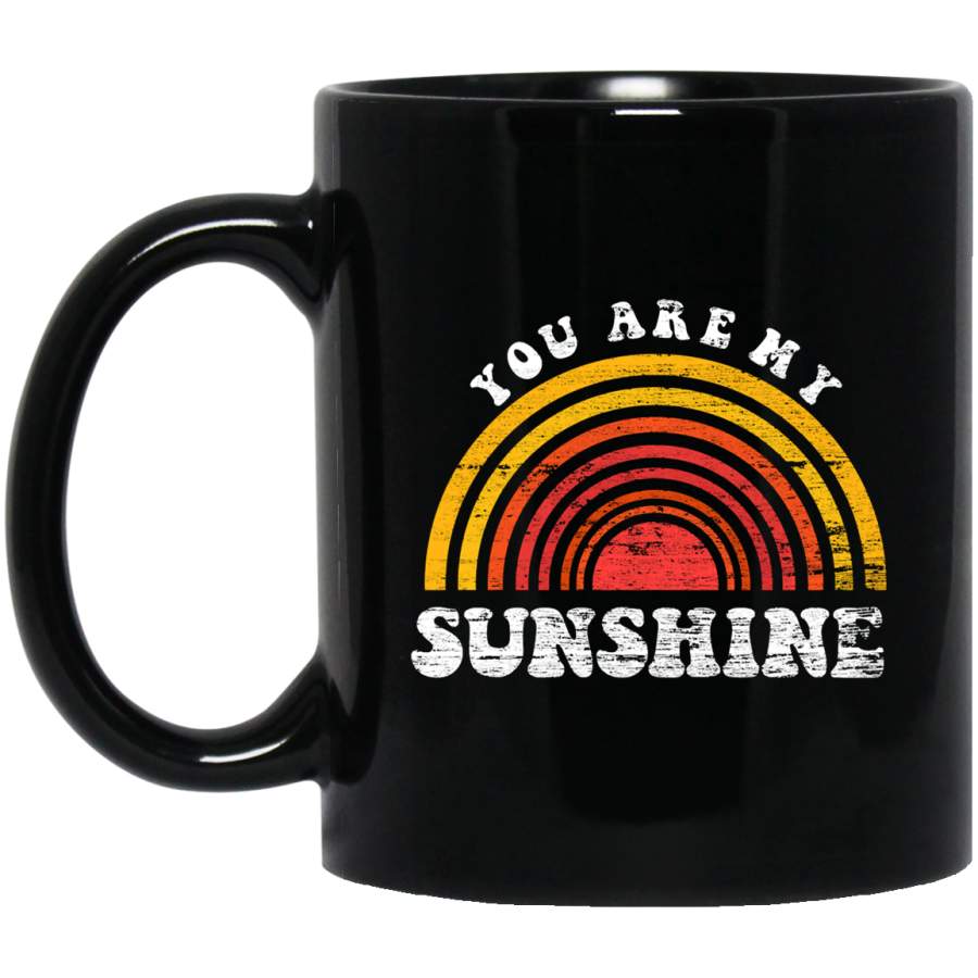 You are My Sunshine Vintage Retro 70s 80s Graphic Gift Coffee Mug