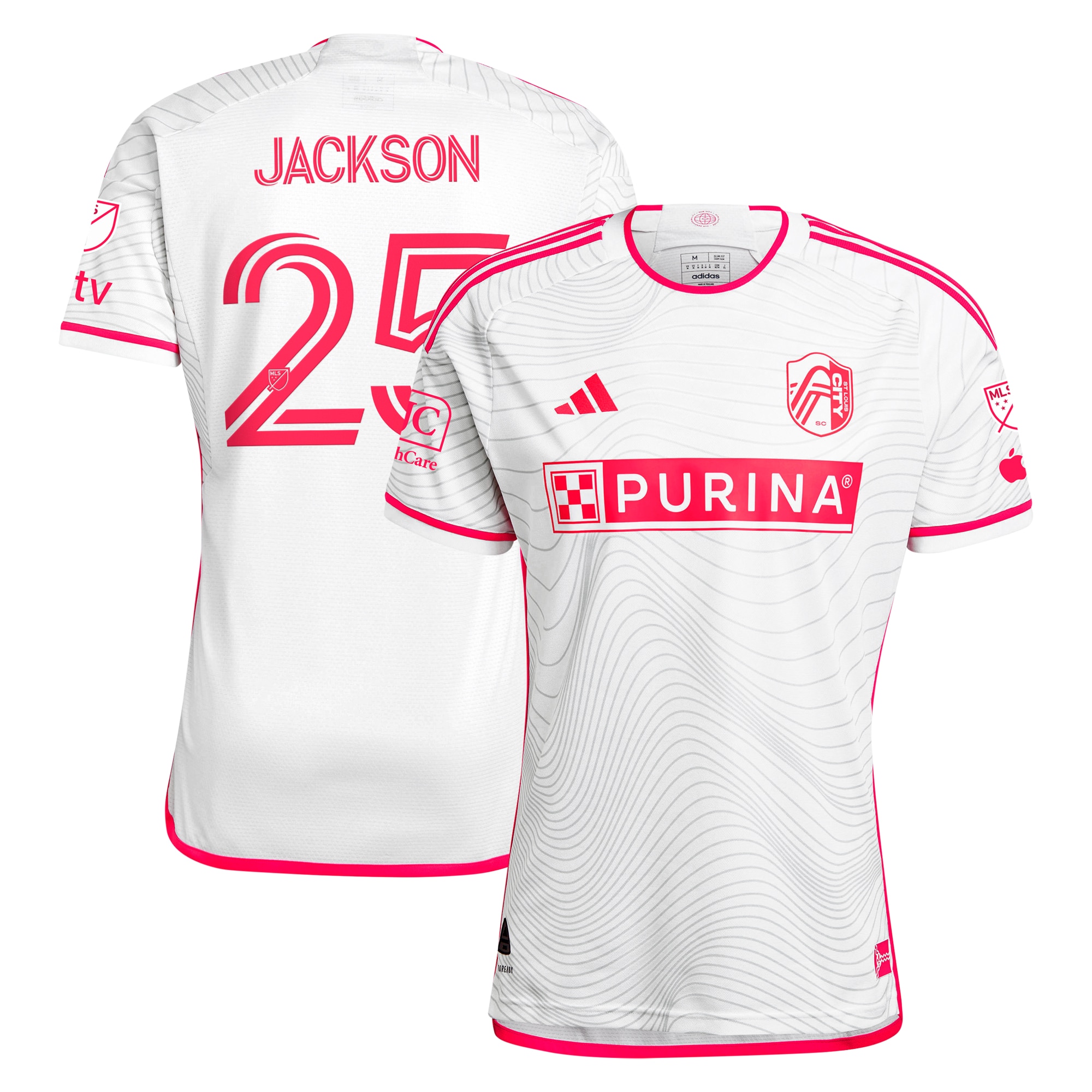 Aziel Jackson St. Louis City SC 2024 The Confluence Kit Authentic Player Jersey – White