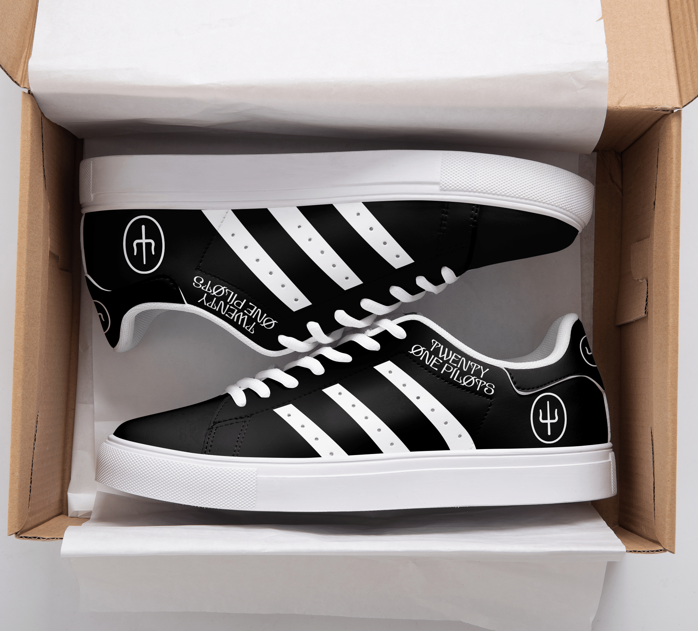 Twenty One Pilots 3D Over Printed Shoe Ver 8