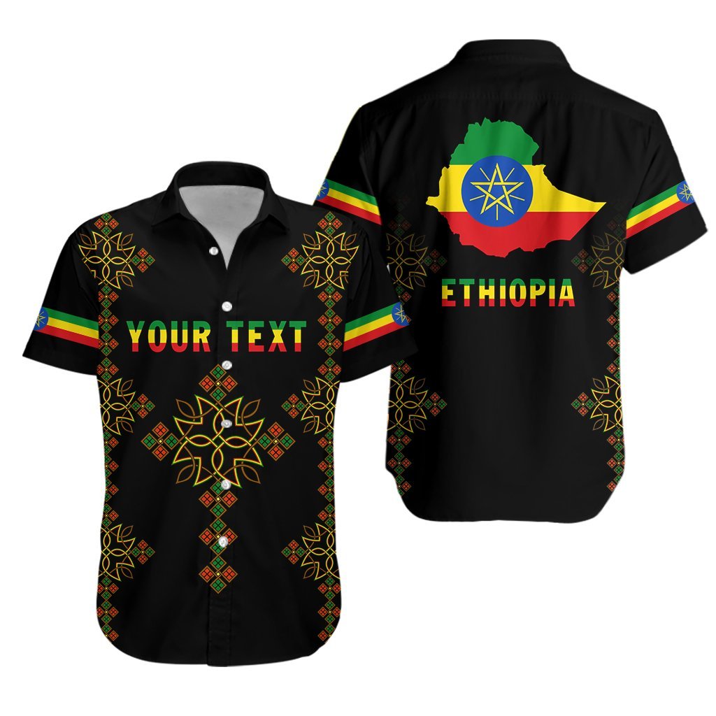 (Custom Personalised) Ethiopia Hawaiian Shirt Version Map Lt13