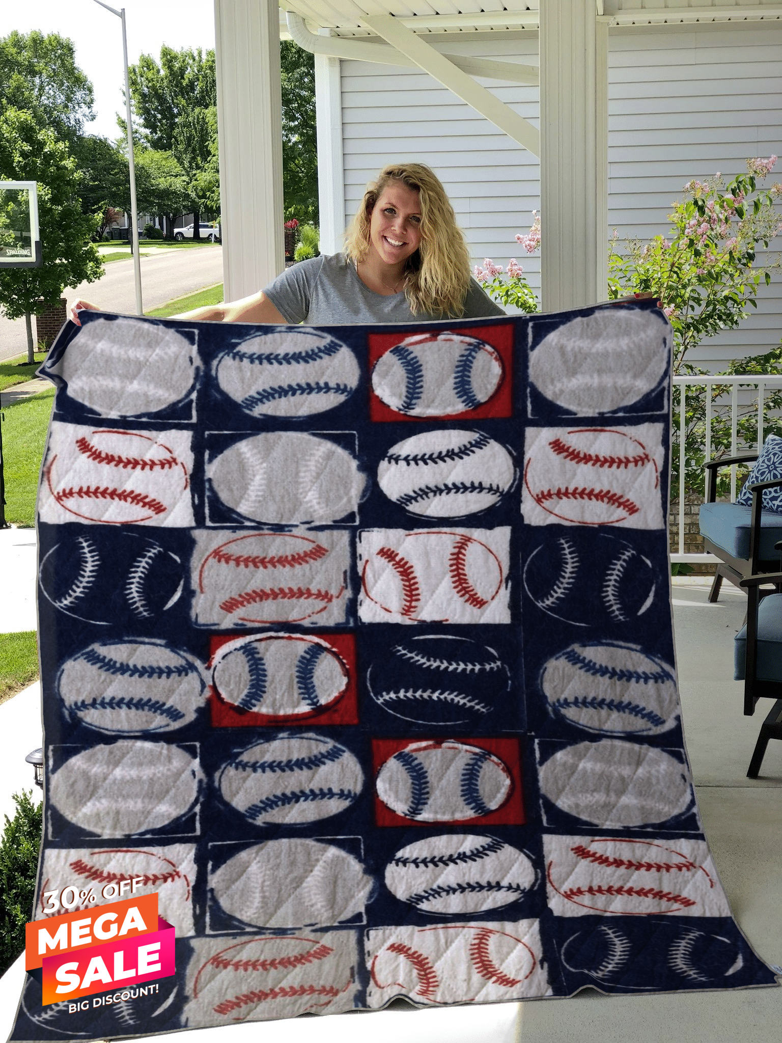 Baseball HT170802M Quilt Blanket