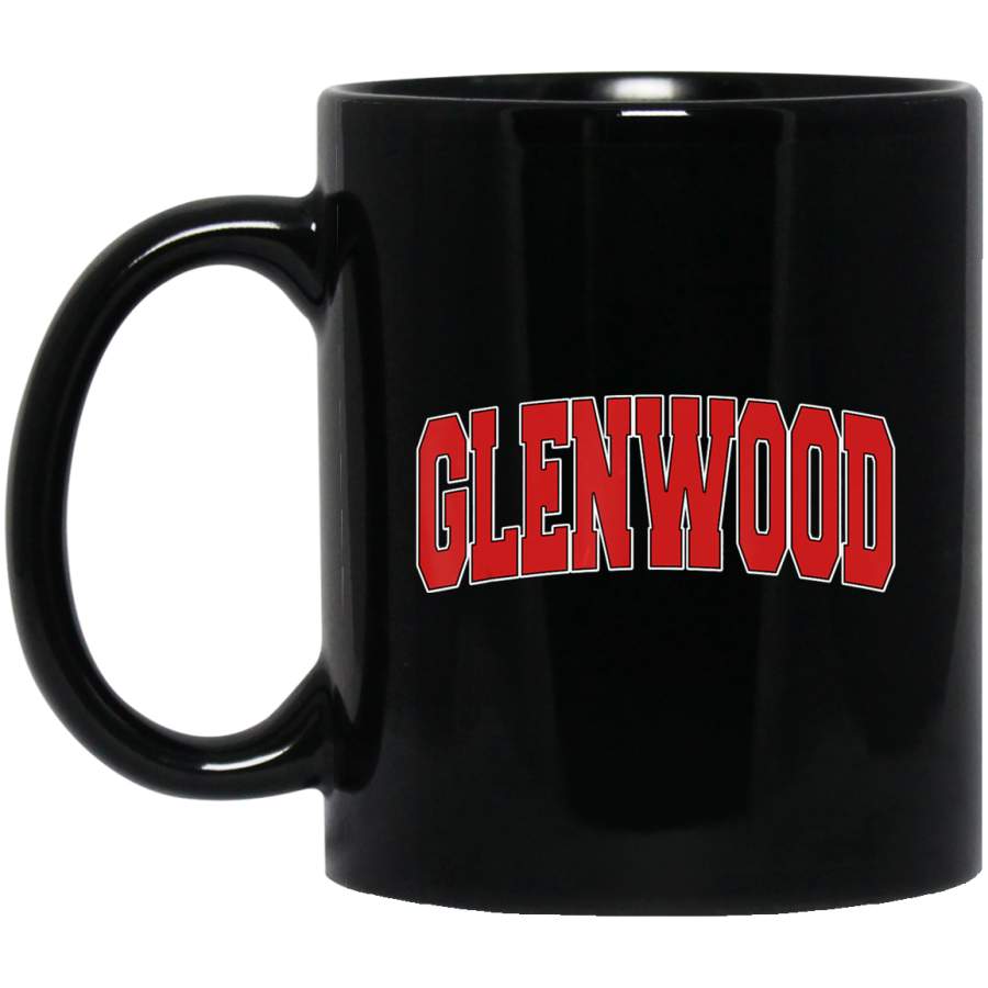 GLENWOOD IL ILLINOIS Varsity Style USA Vintage Sports Coffee Mug