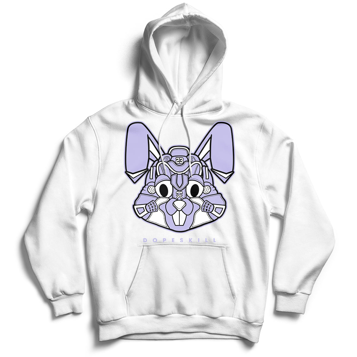 Jordan 11 Low Pure Violet Dopeskill Hoodie Sweatshirt Sneaker Rabbit Graphic