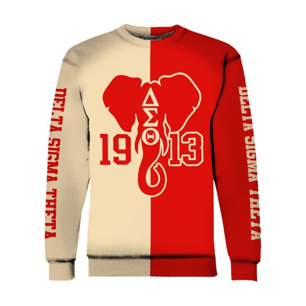 Sorority Sweatshirt – Delta Sigma Theta Soro Inc Elephant 1913 Sweatshirt