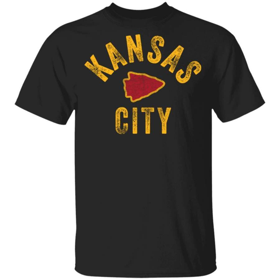 KC Tribe Kansas City Vintage Arrowhead Kc Fan Local Pro Wear Youth T-Shirt