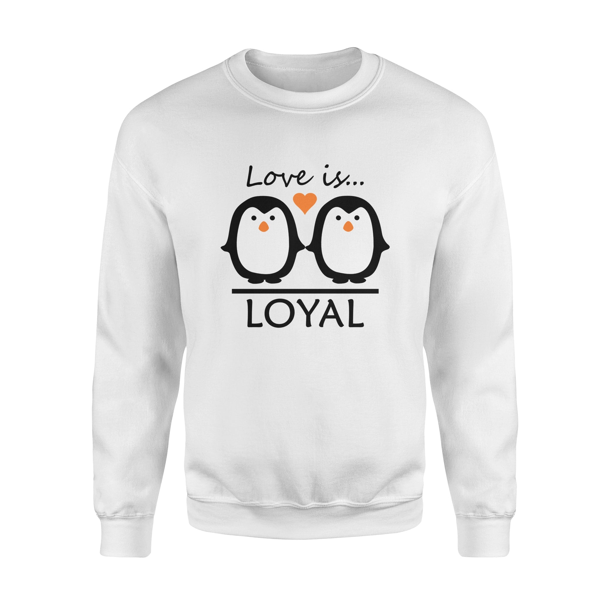 Penguin Love Valentine Gift – Standard Crew Neck Sweatshirt