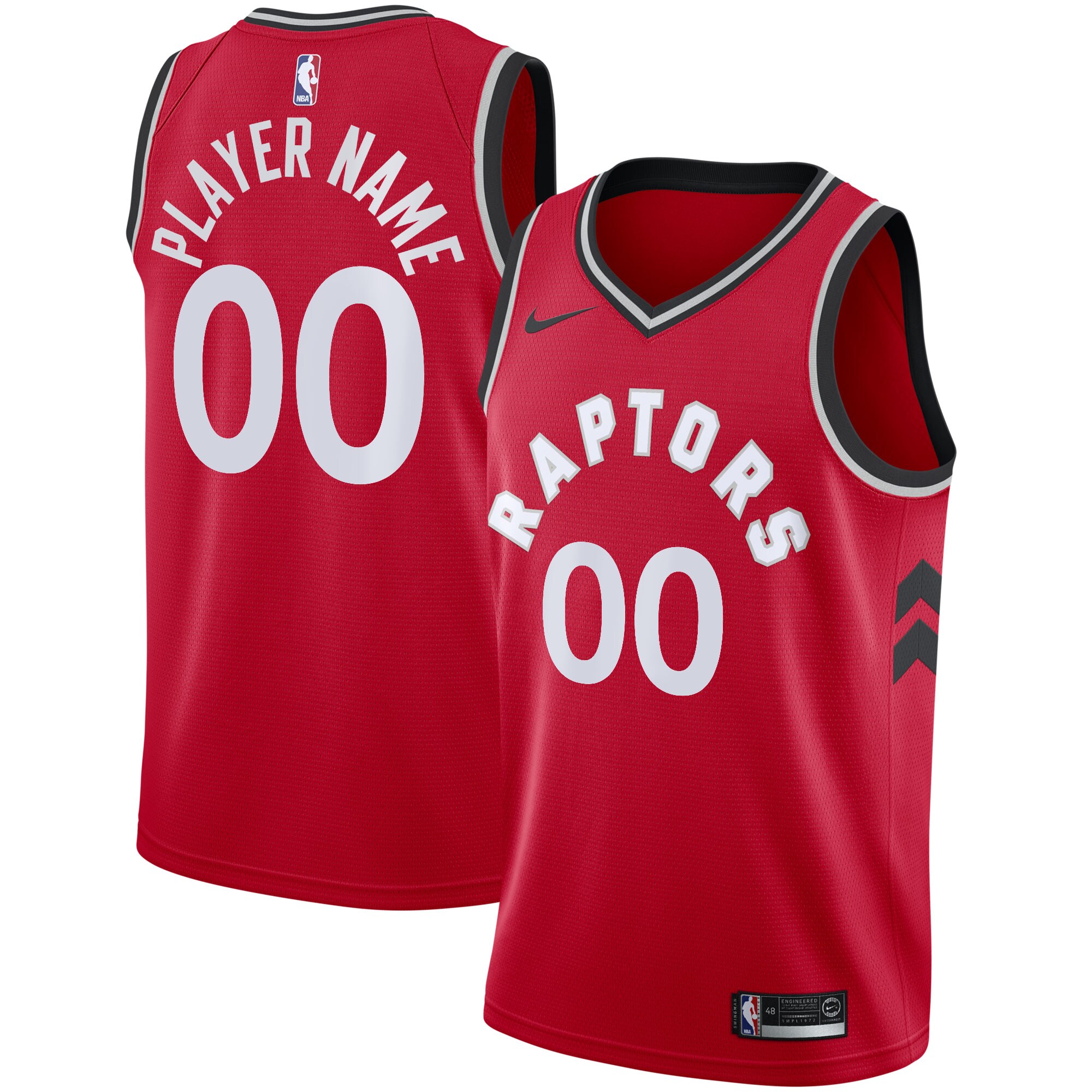 Toronto Raptors 2020/21 Swingman Custom Jersey – Icon Edition – Red